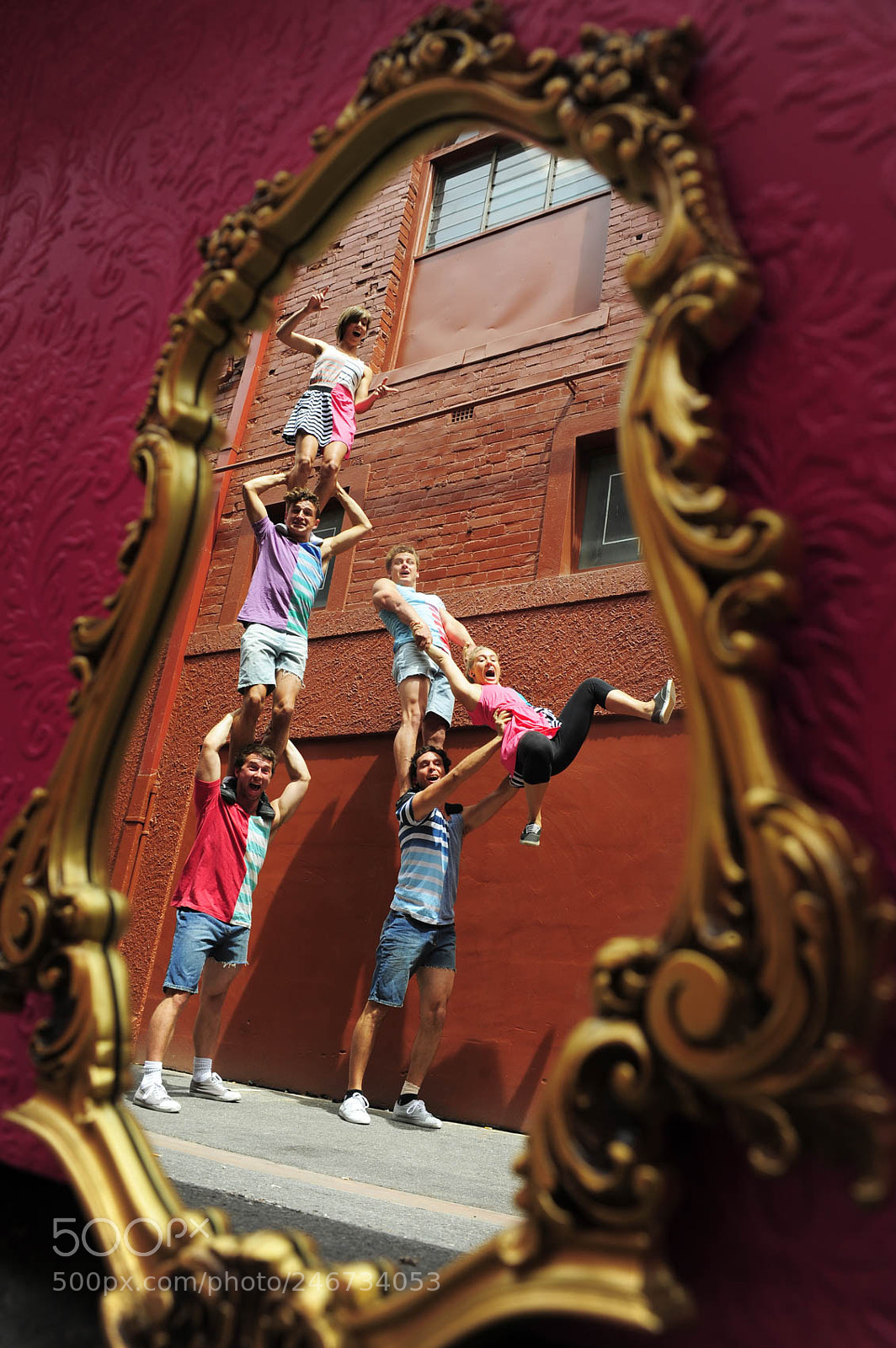 Nikon D3 sample photo. Balanced in a mirror photography