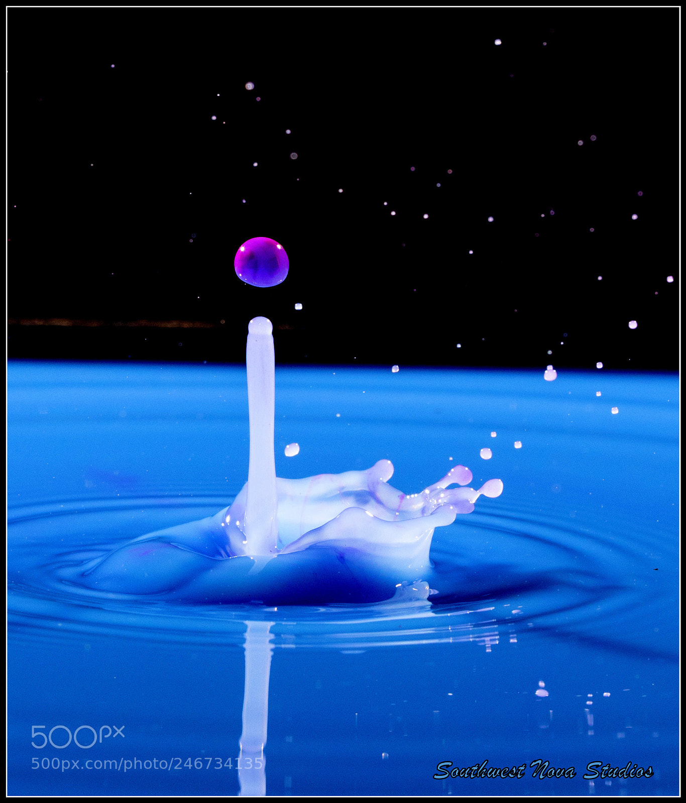 Canon EOS 7D Mark II sample photo. Floating drop photography