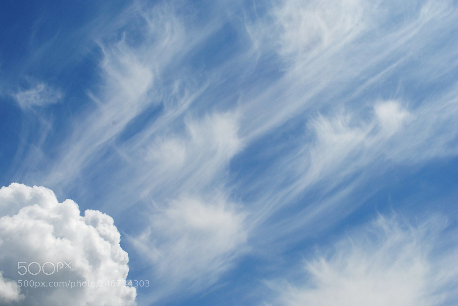 Nikon D3000 sample photo. Whispy clouds photography