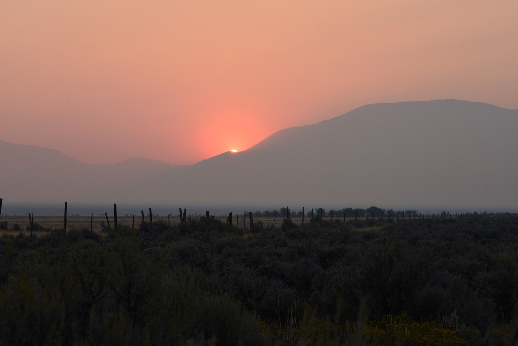 Nikon D610 sample photo. Smokey idaho desert sunrise photography