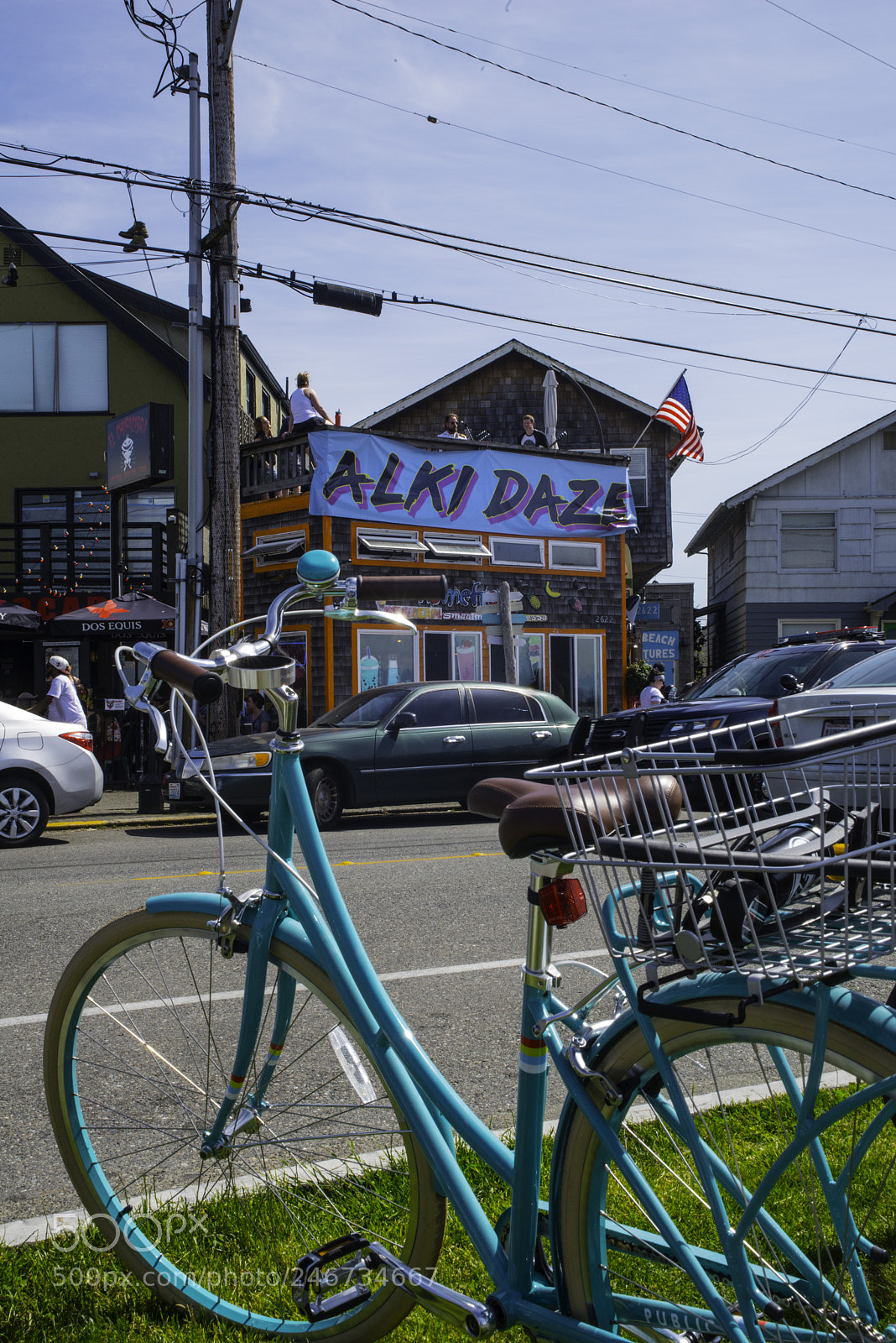 Nikon D800 sample photo. Alki bike photography
