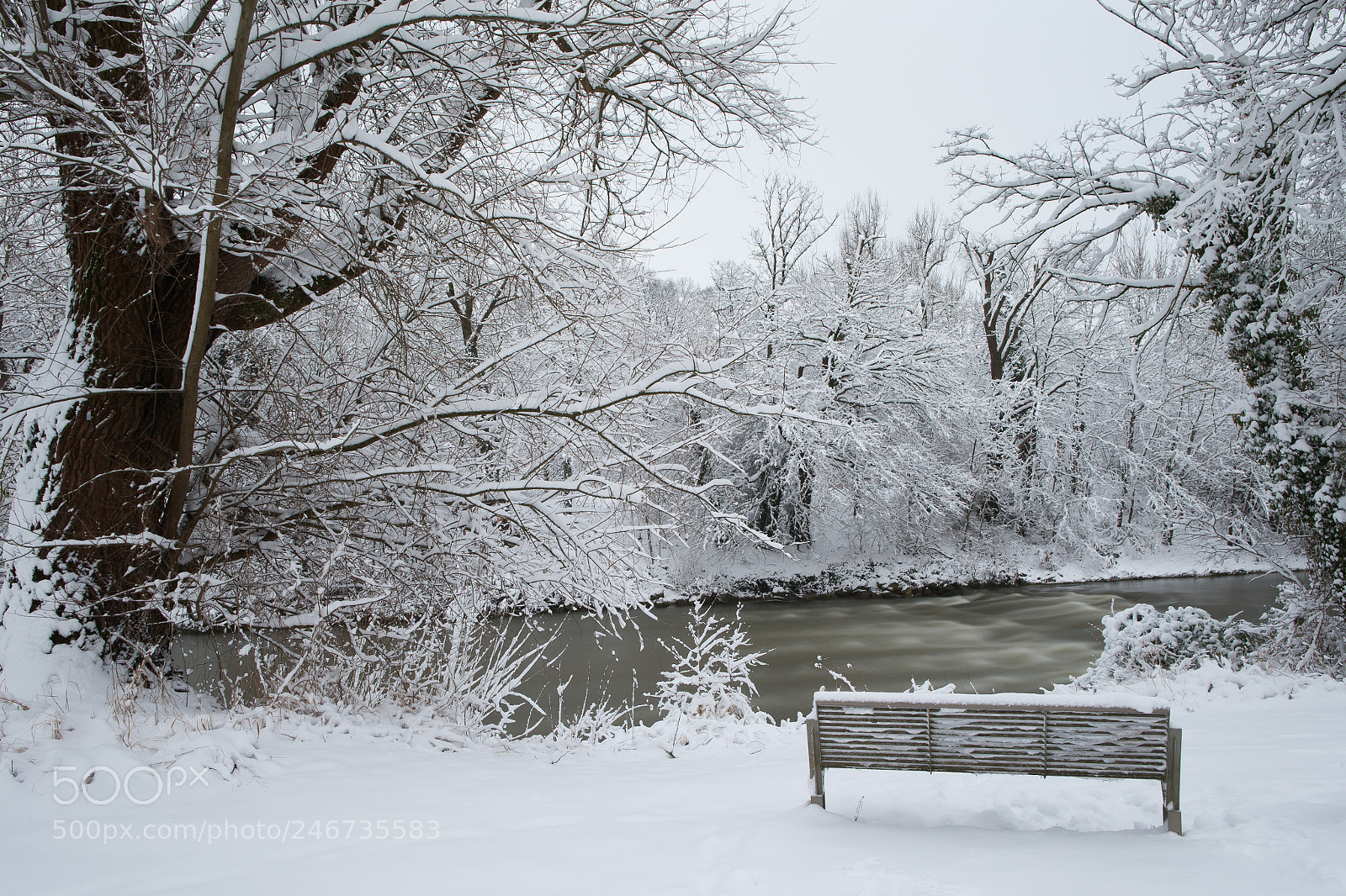 Canon EOS-1D X sample photo. Winter an der wertach photography