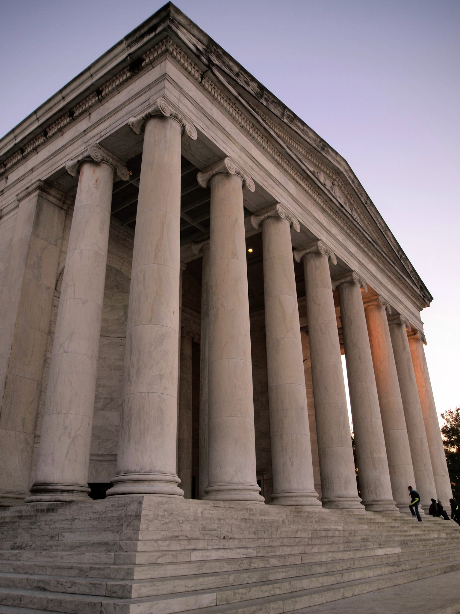 Olympus PEN E-P2 sample photo. Jefferson memorial photography