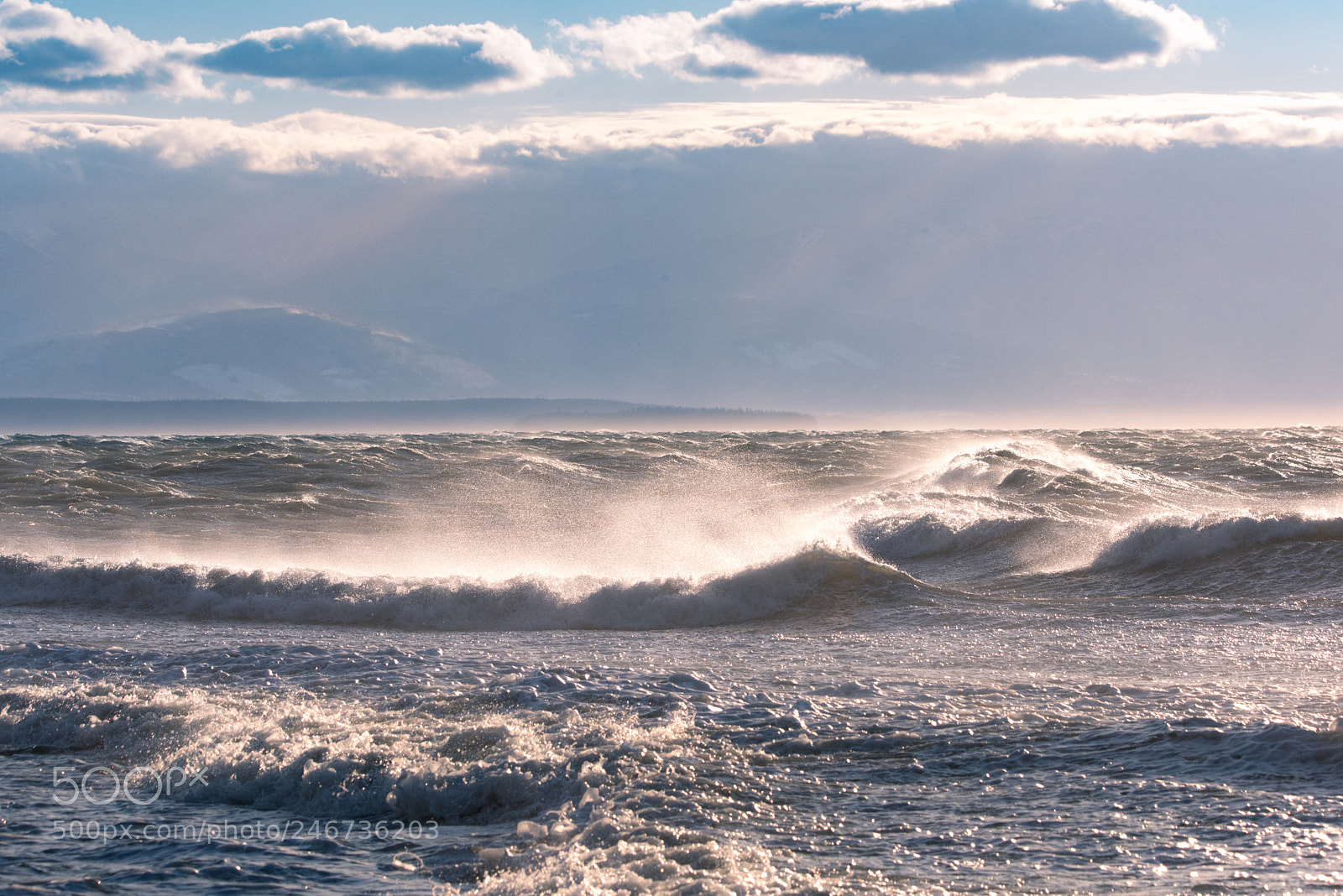Nikon D810 sample photo. Windy waves photography