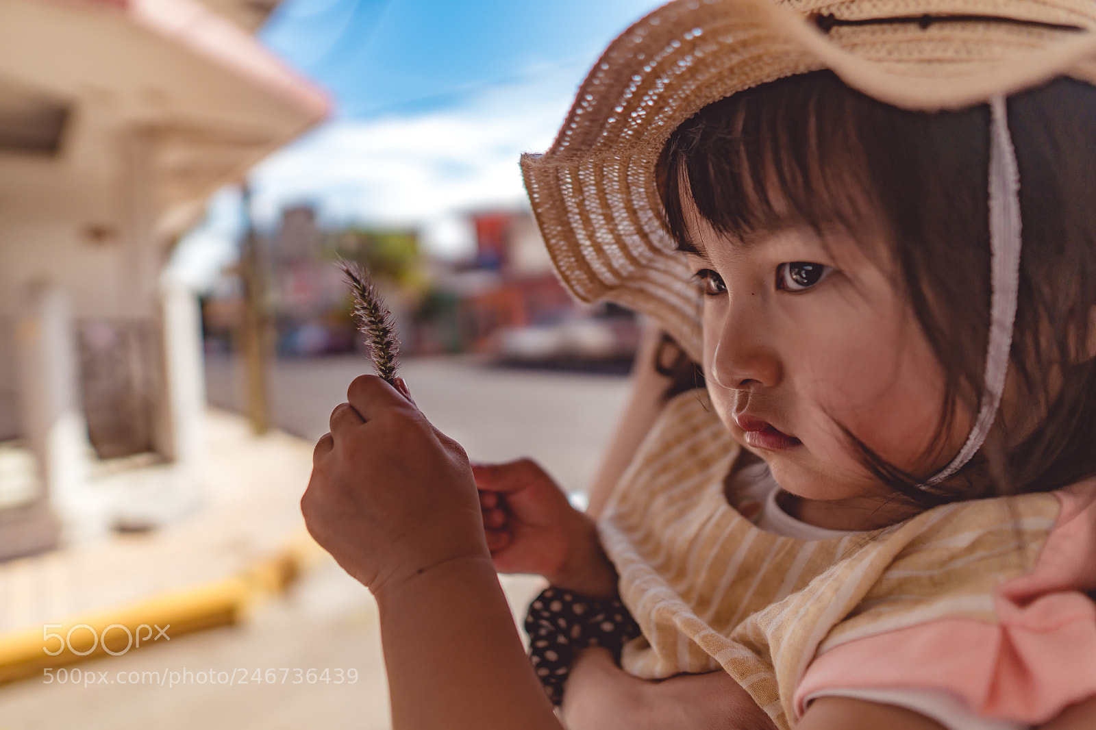 Sony a6300 sample photo. Deep thinking baby photography