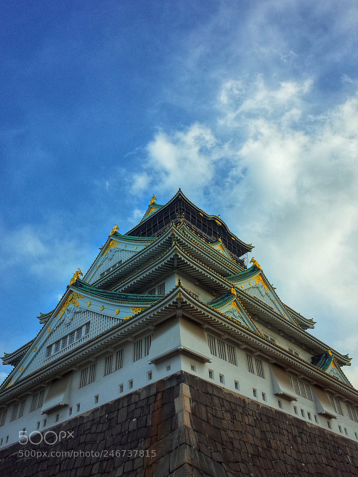 Ricoh GR II sample photo. Osaka city photography