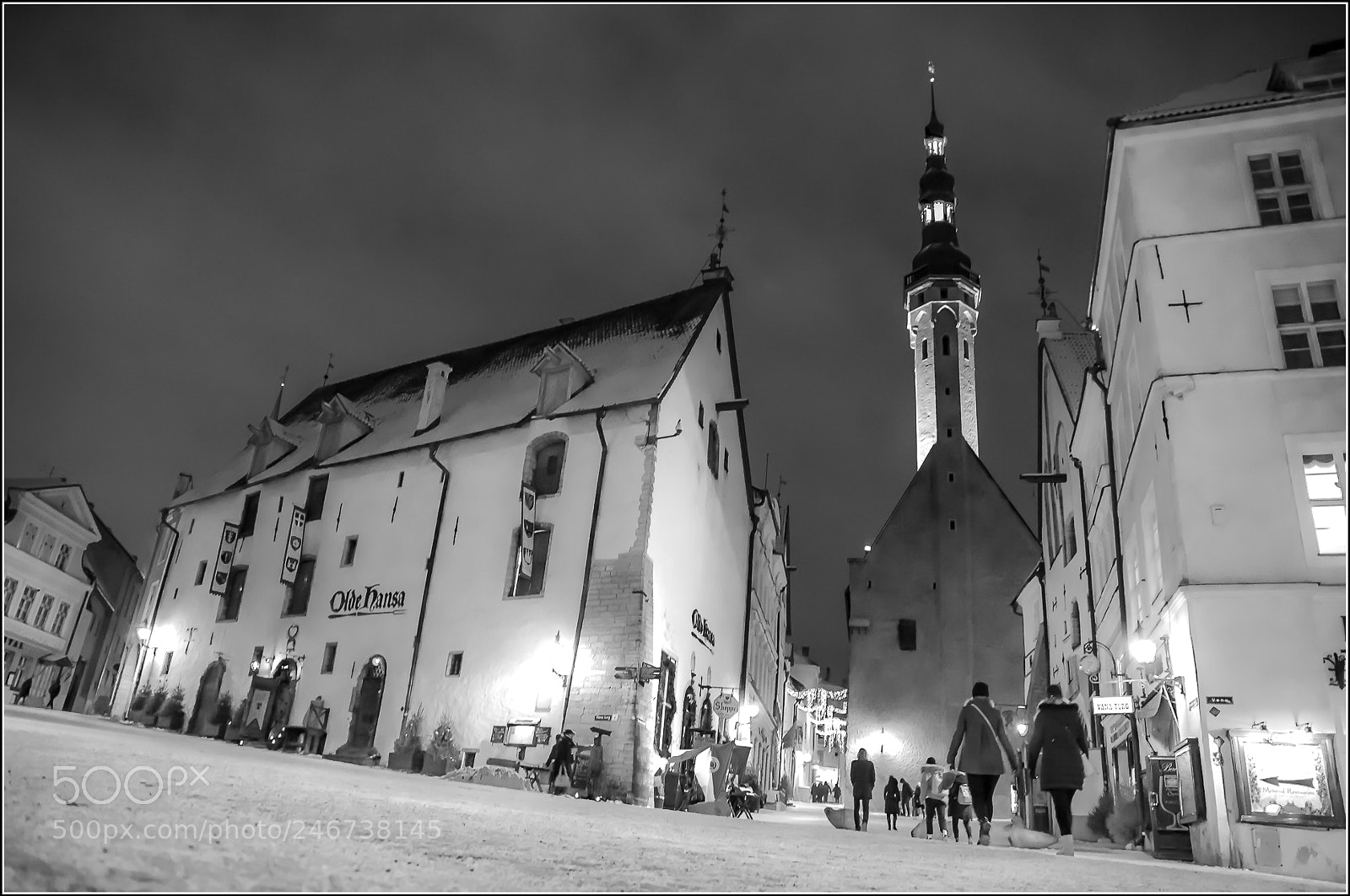 Pentax K-5 sample photo. The tallinn town hall photography