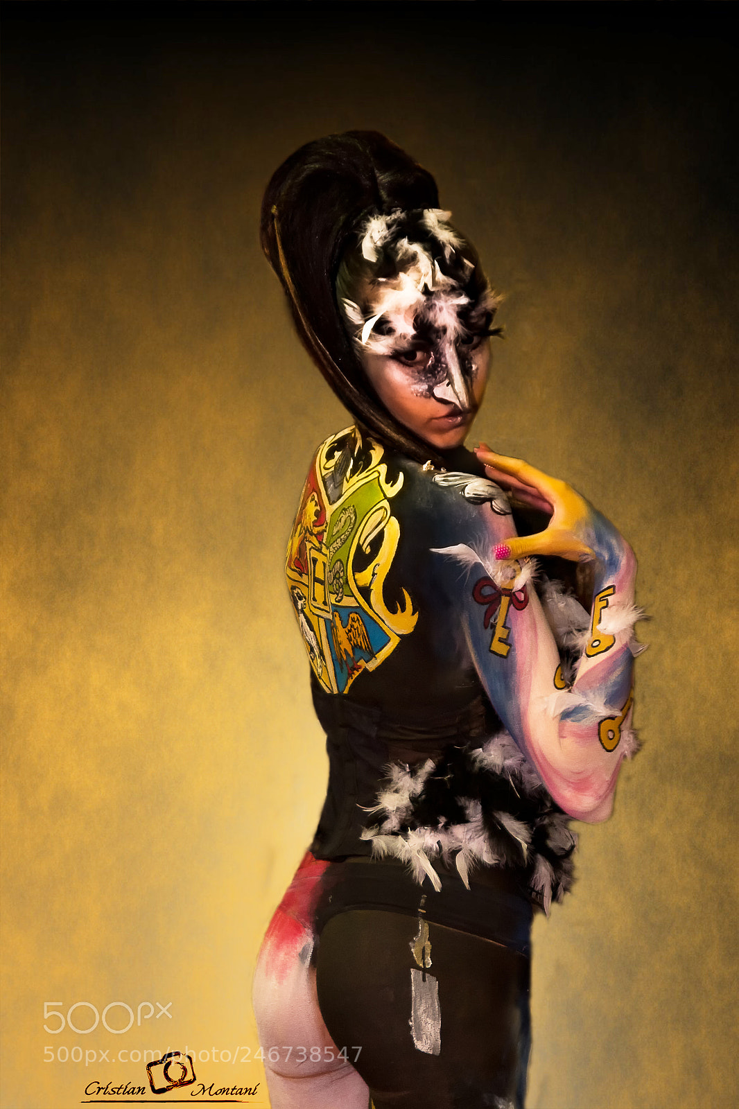 Canon EOS 1300D (EOS Rebel T6 / EOS Kiss X80) sample photo. Body painting photography