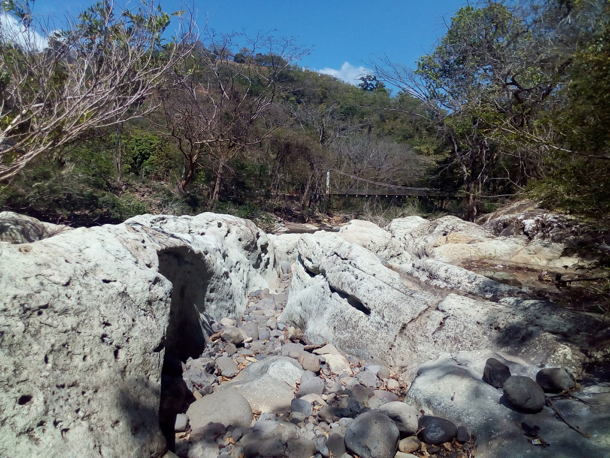 HUAWEI Y5 2017 sample photo. Stone sculpted by the river photography
