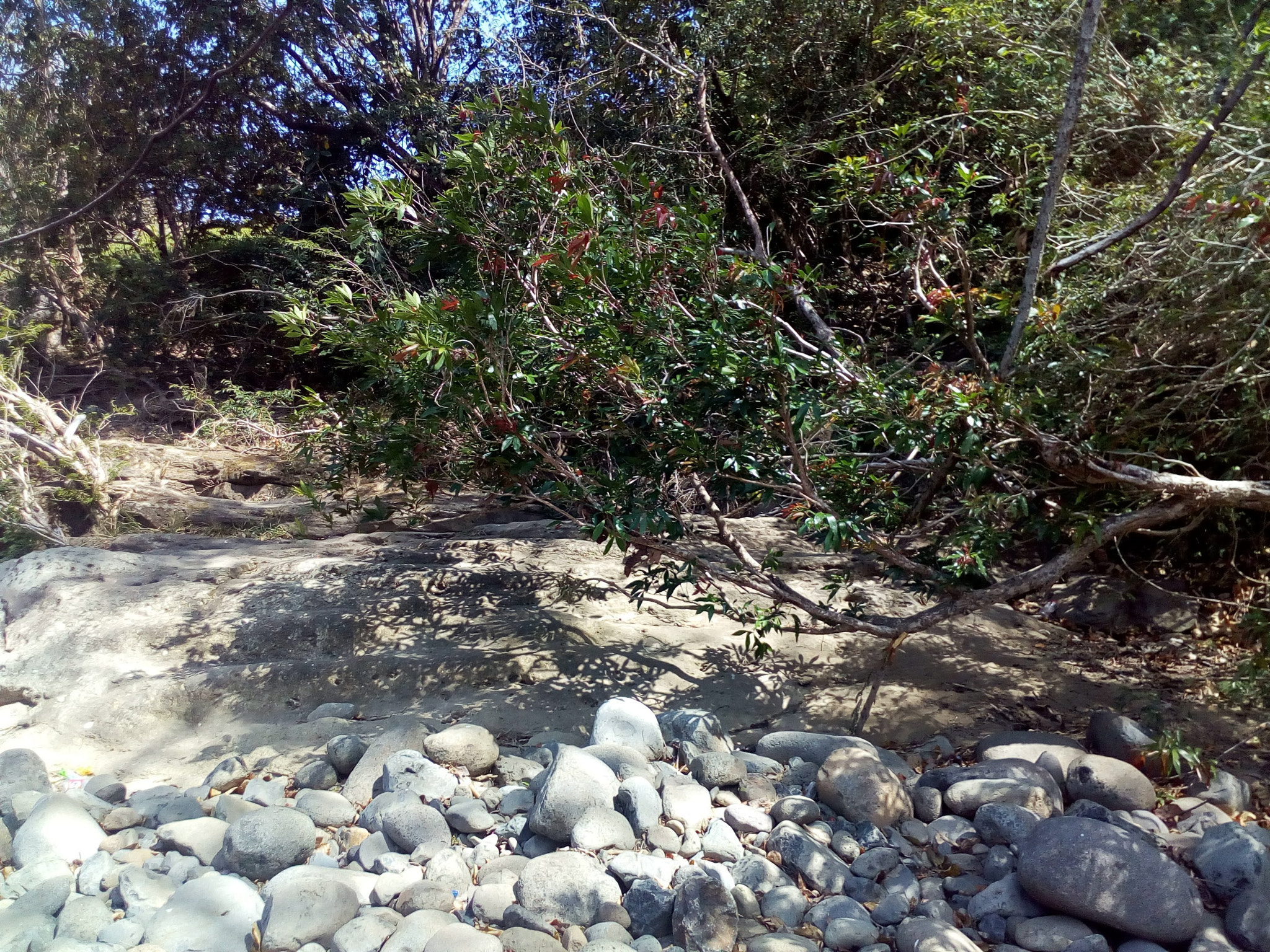 HUAWEI Y5 2017 sample photo. Stone sculpted by the river photography