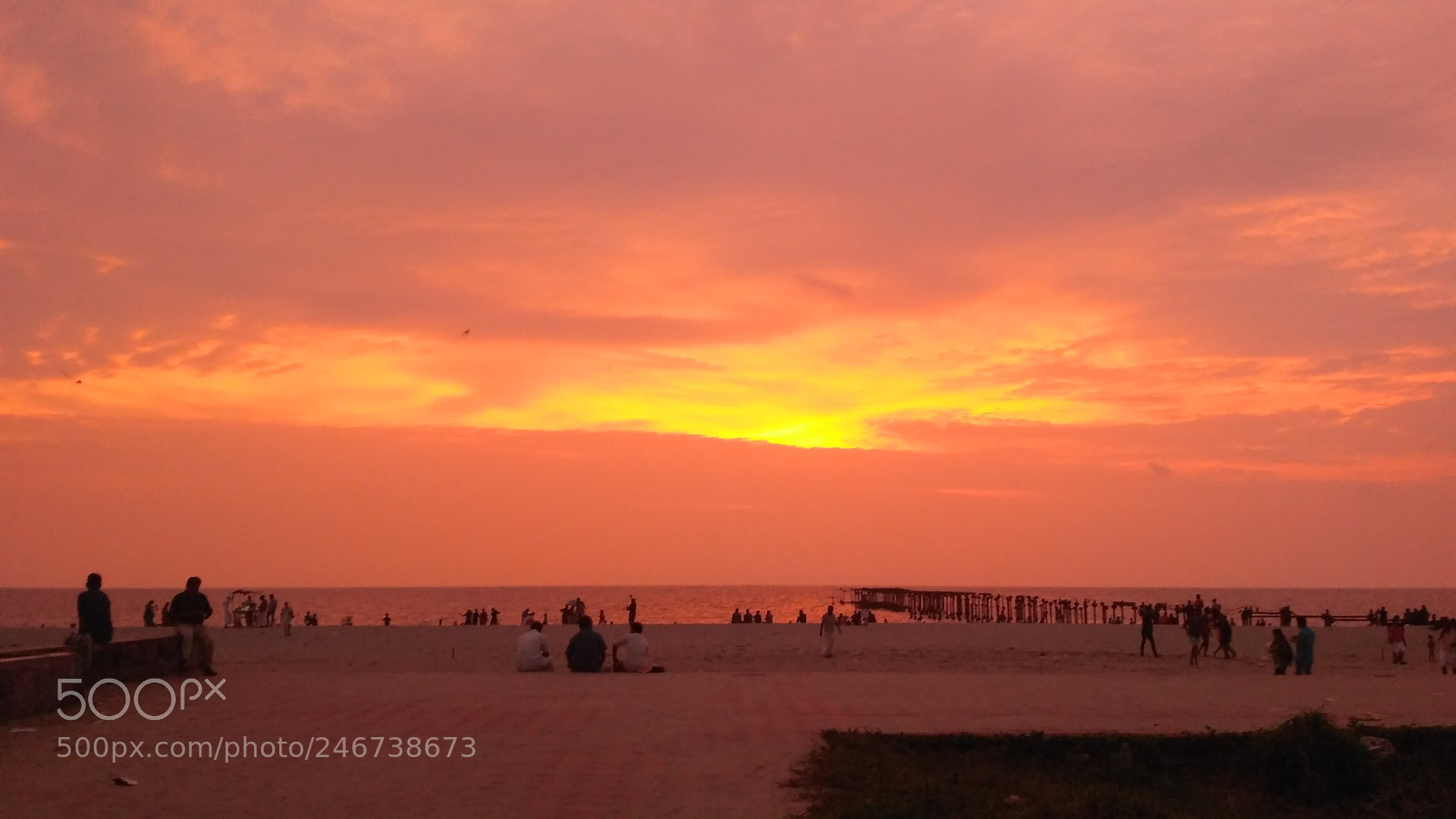 Xiaomi Redmi 3S sample photo. Sunset@sea photography