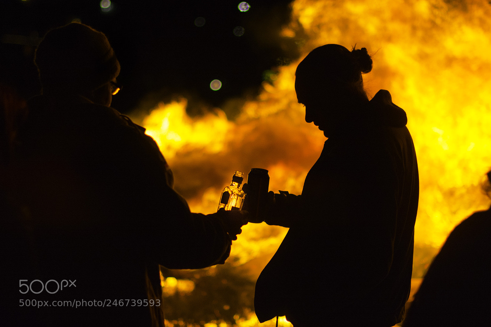 Nikon D7100 sample photo. Bon fire drinking photography