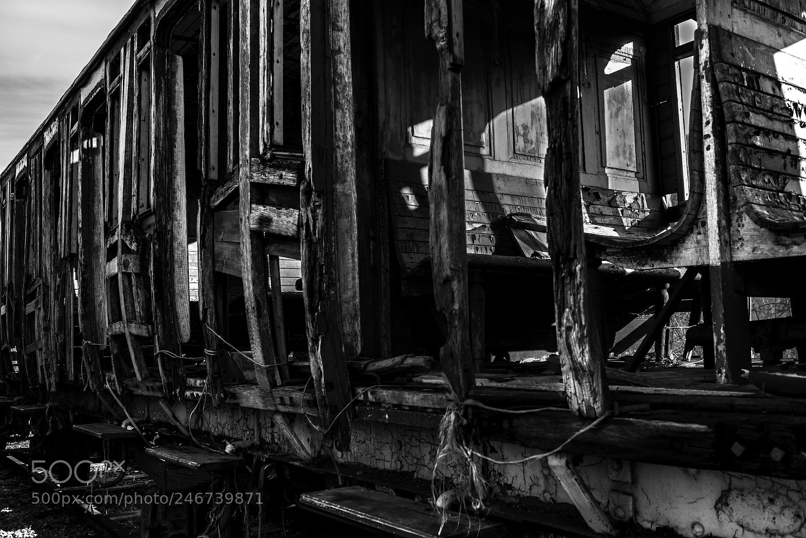 Nikon D800E sample photo. Vieux train photography