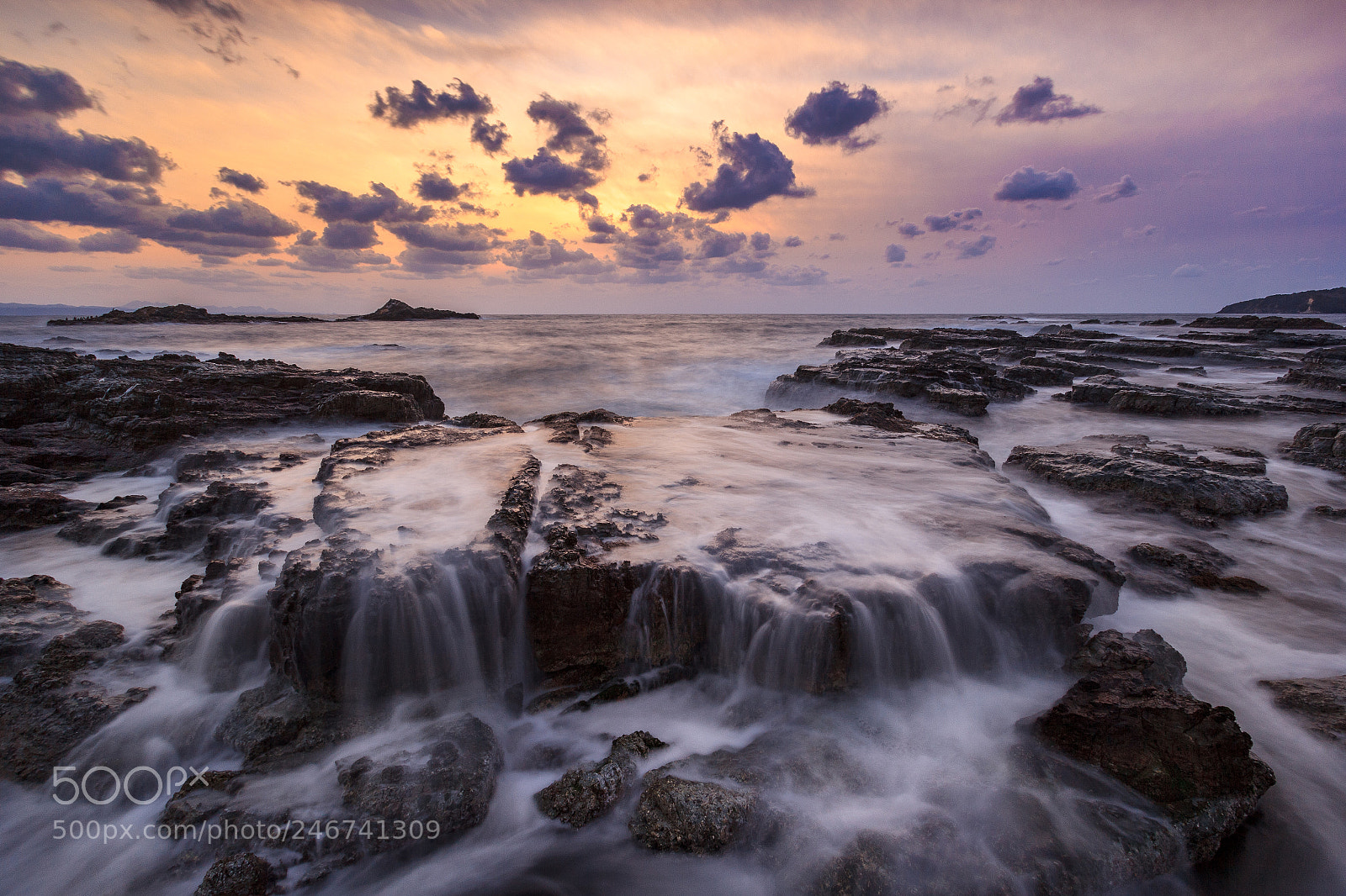 Canon EOS 60D sample photo. Dusk of the sea photography