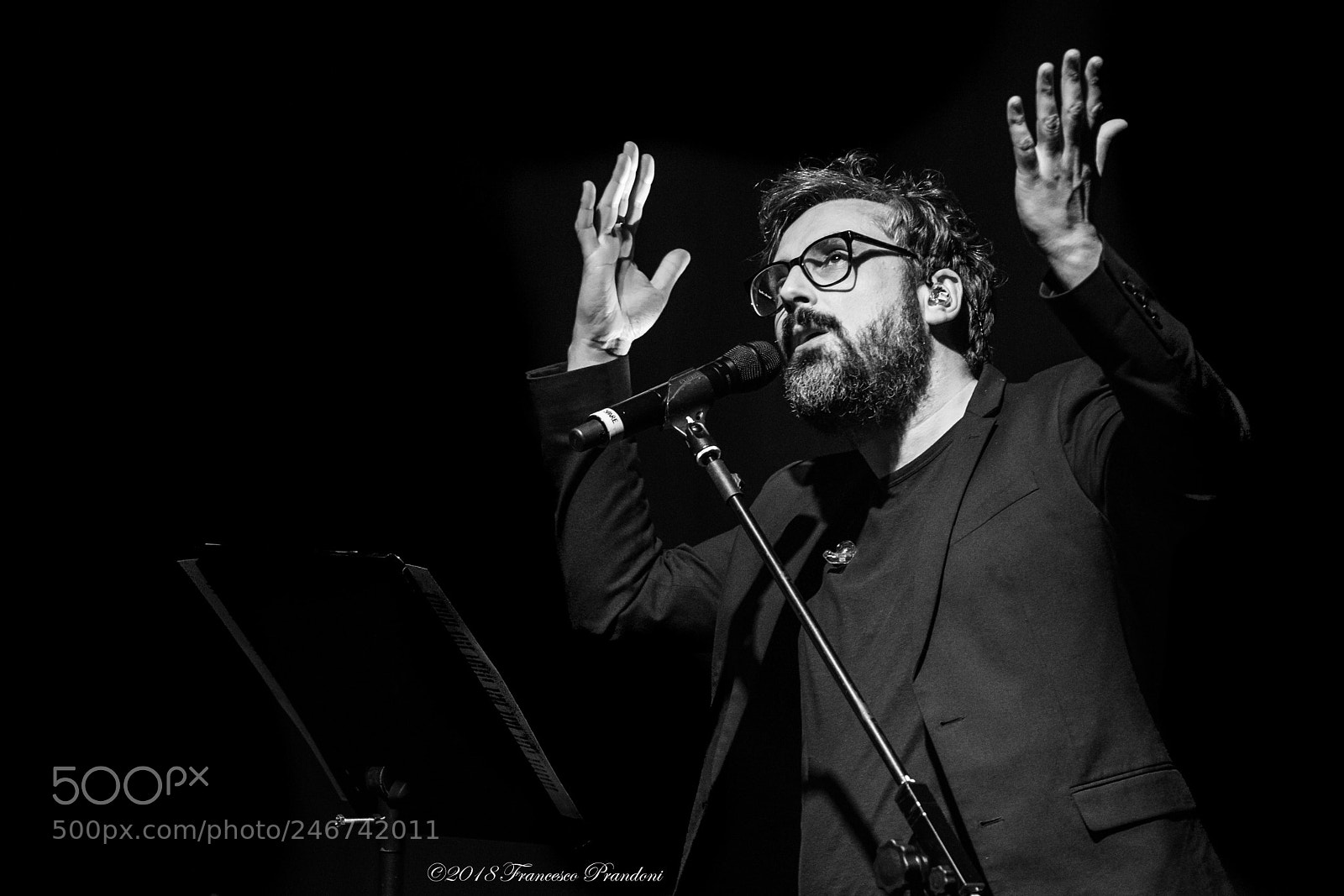 Nikon D5 sample photo. Foto concerto brunori milano photography