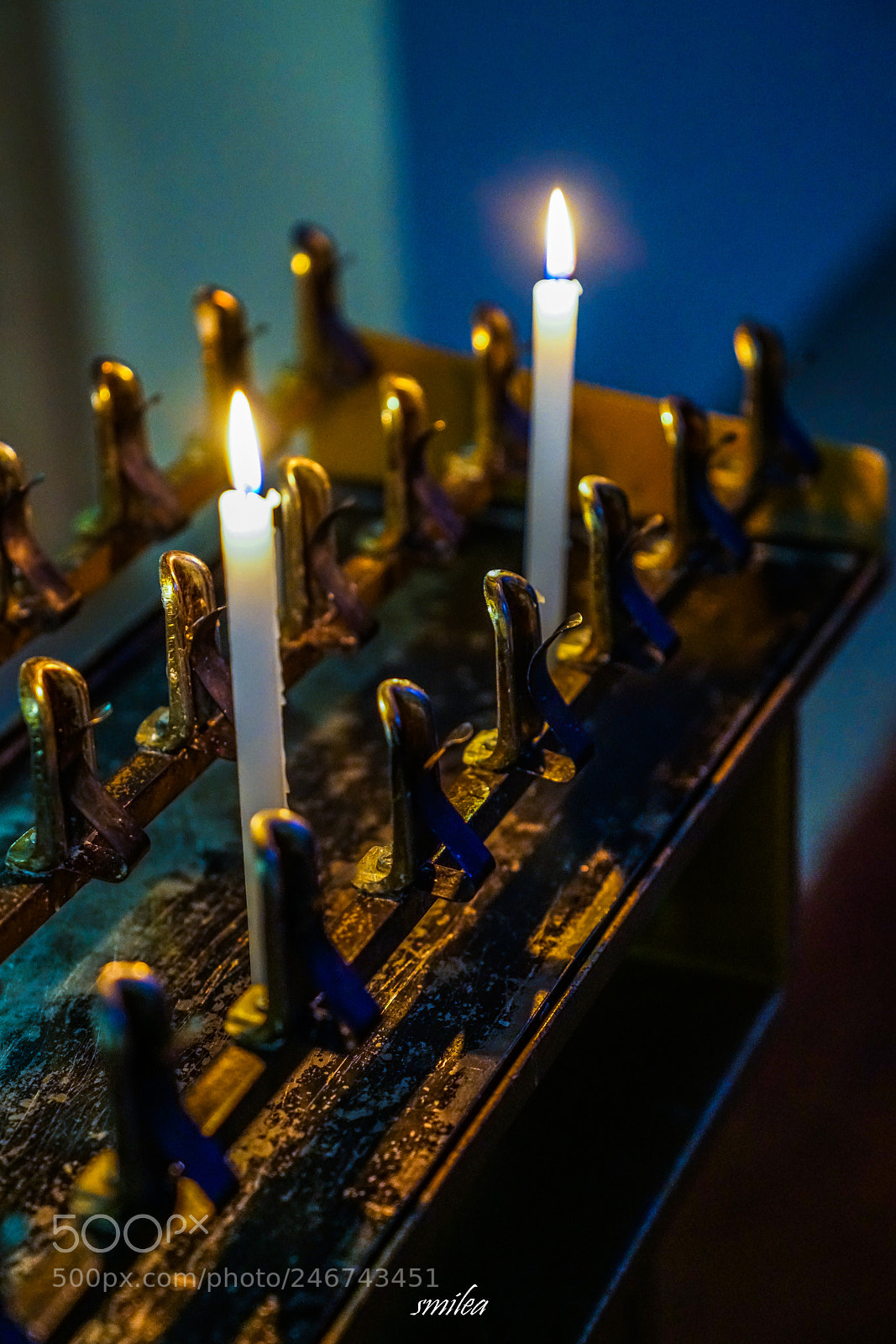 Sony a7R II sample photo. Candles - viterbo, italy photography