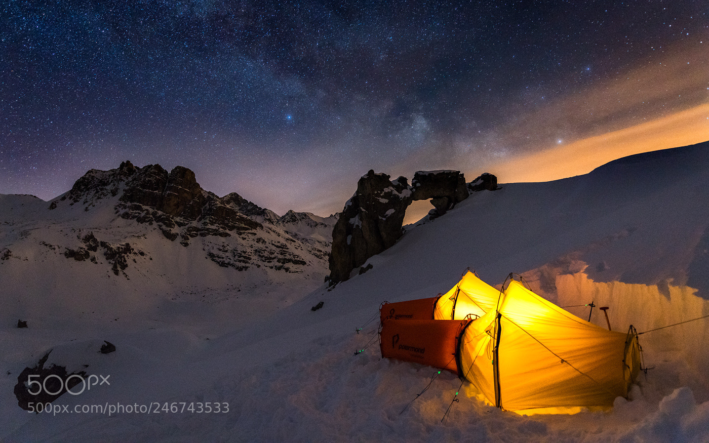 Nikon D810 sample photo. Polarmond night photography