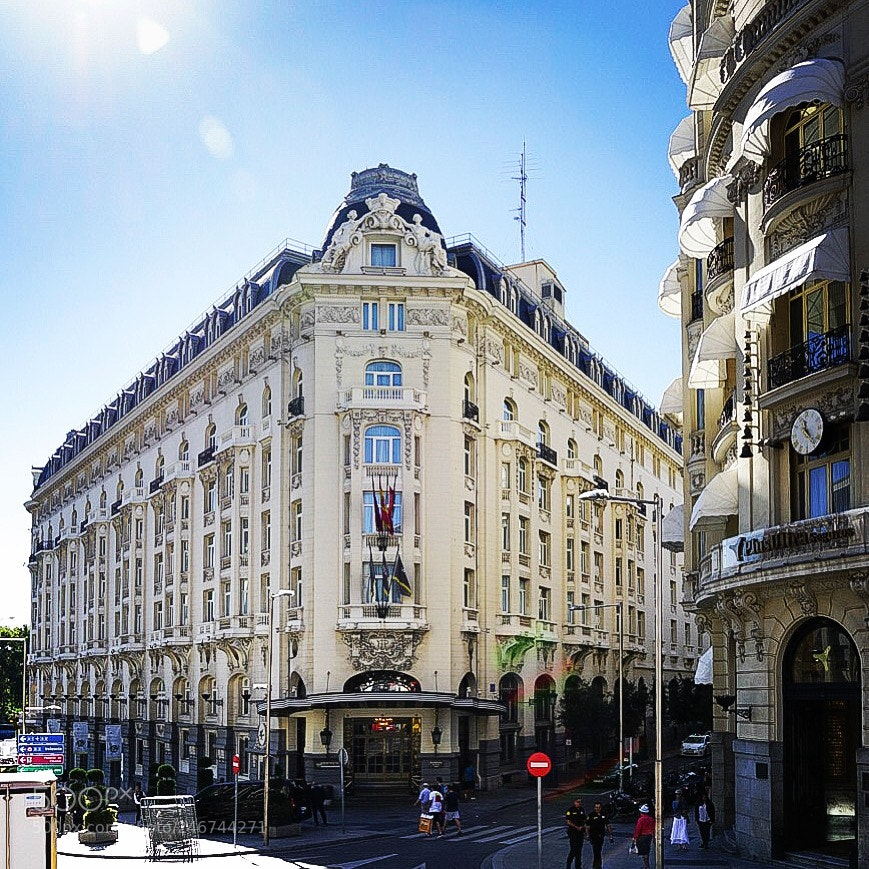Sony a7 II sample photo. Westin hotel madrid spain photography