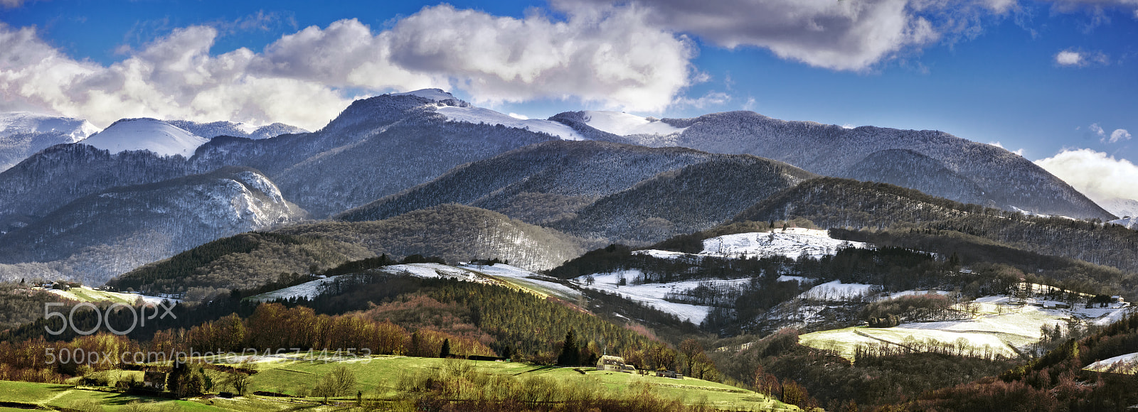 Nikon D7200 sample photo. Bigorre panorama. photography