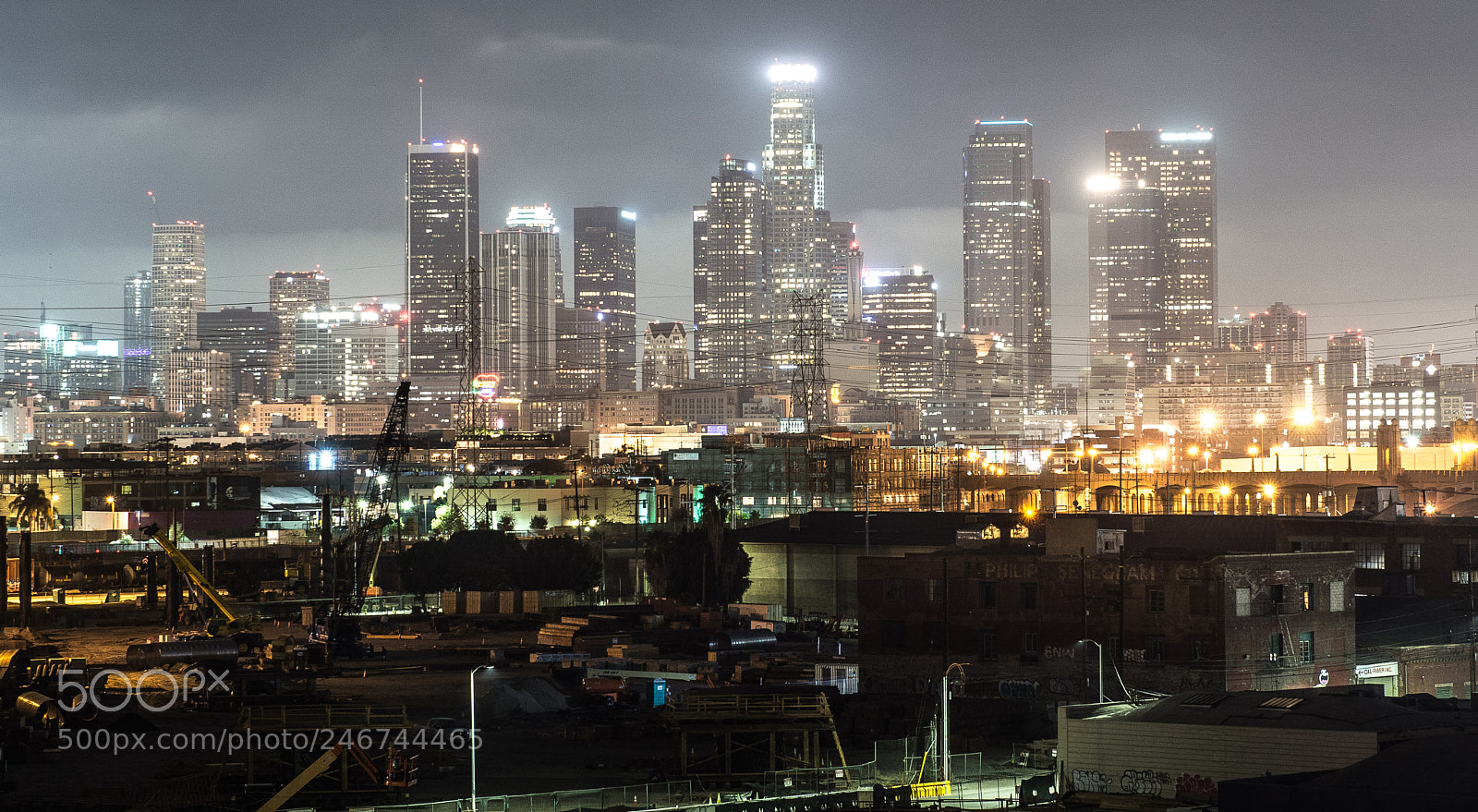 Nikon D5200 sample photo. Late nite la photography