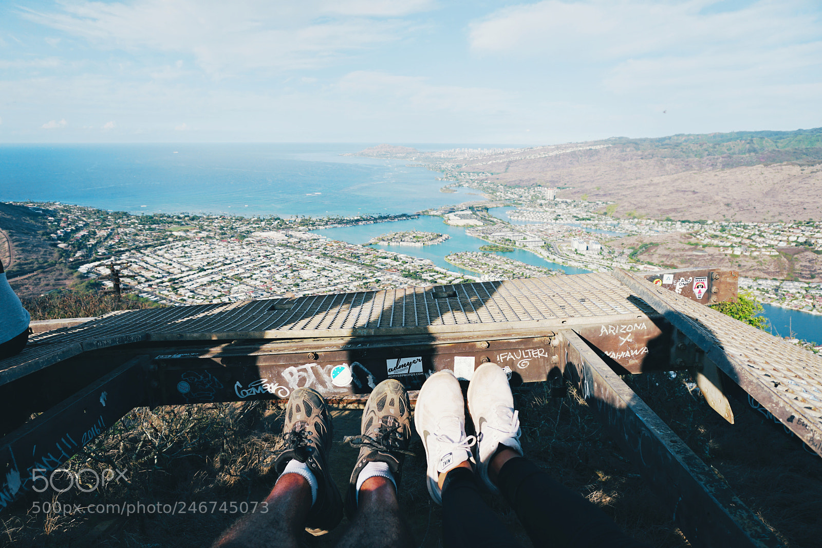 Sony a6300 sample photo. Top of kokohead hike photography