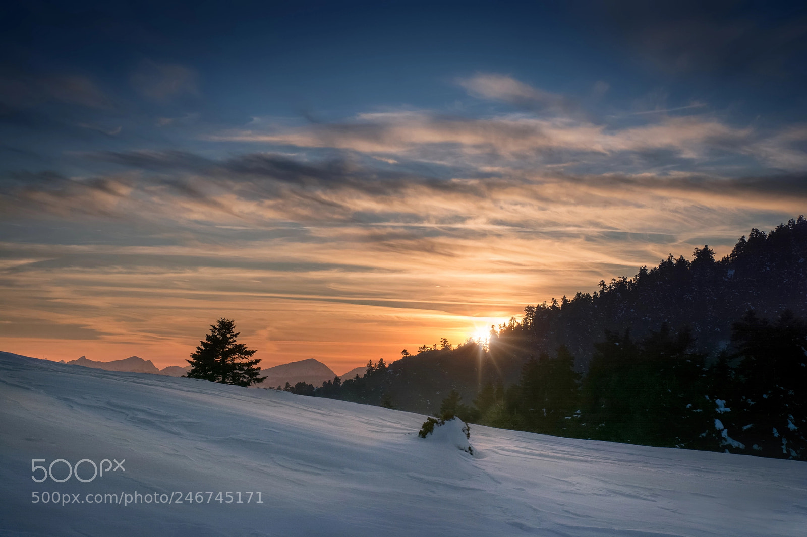 Nikon D7100 sample photo. Sunset of winter.. photography