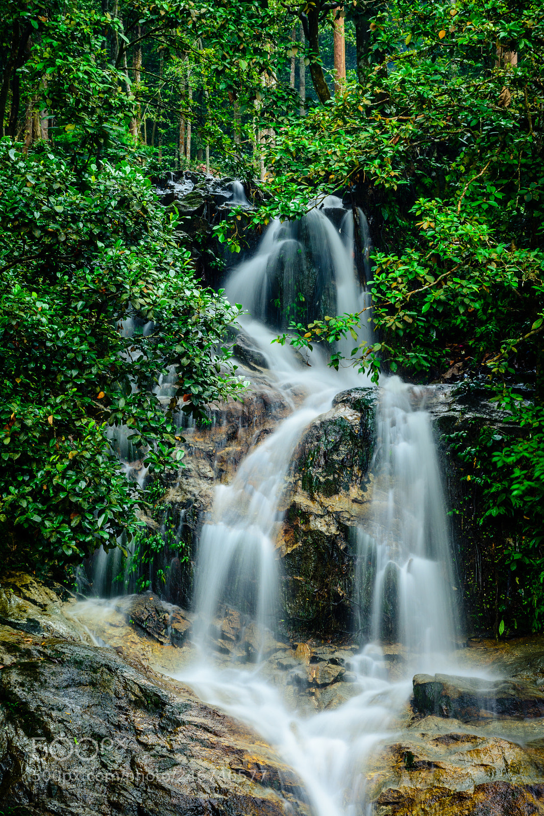 Nikon D7100 sample photo. Kanching waterfall photography