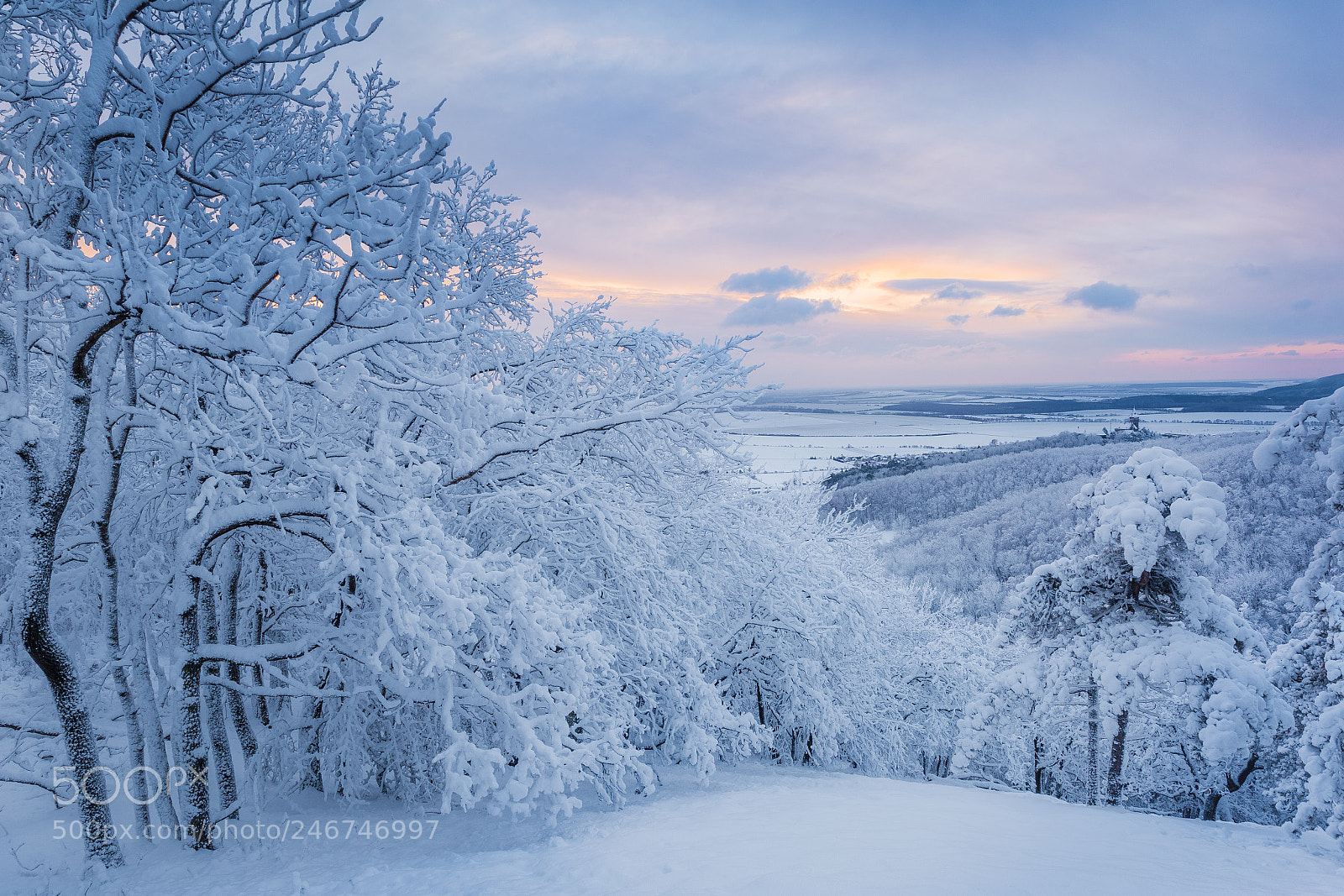 Canon EOS 6D sample photo. Winter smolenice castle view photography