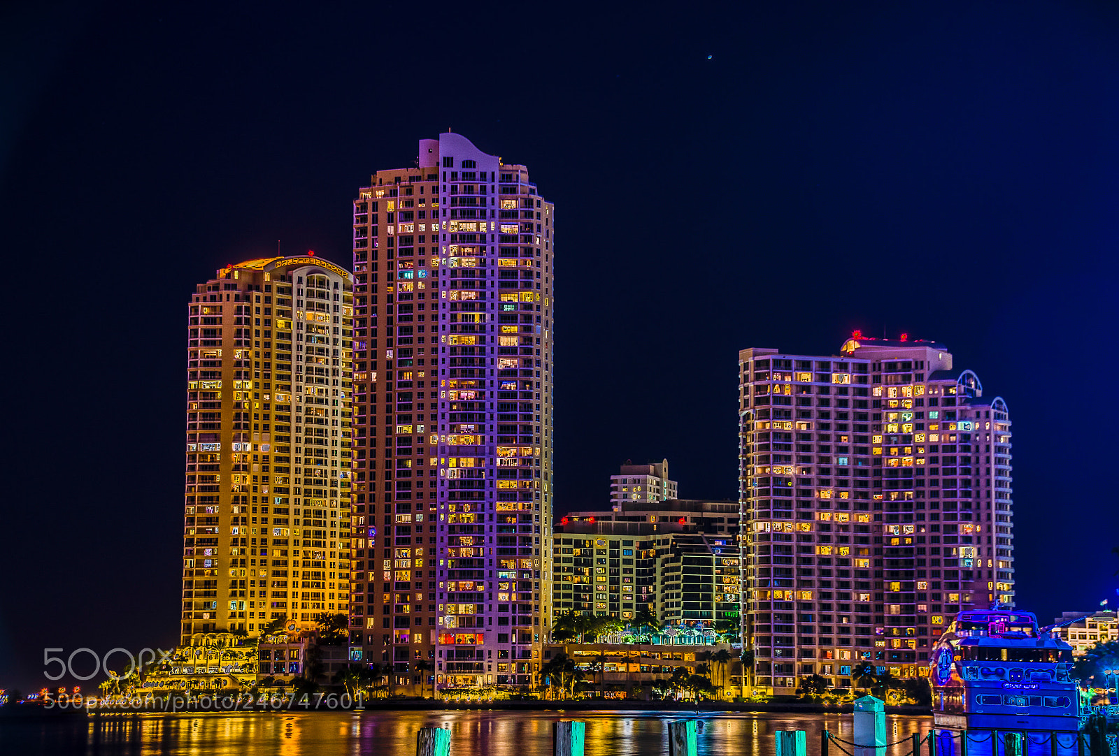 Nikon D5100 sample photo. Skyline miami photography