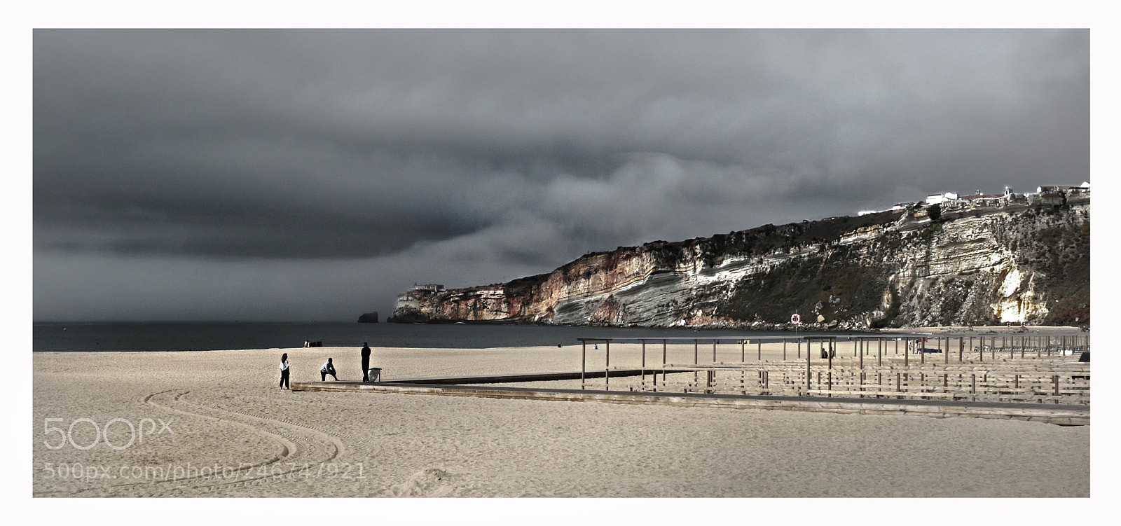 Canon EOS 6D sample photo. Storm over nazaré   portugal photography