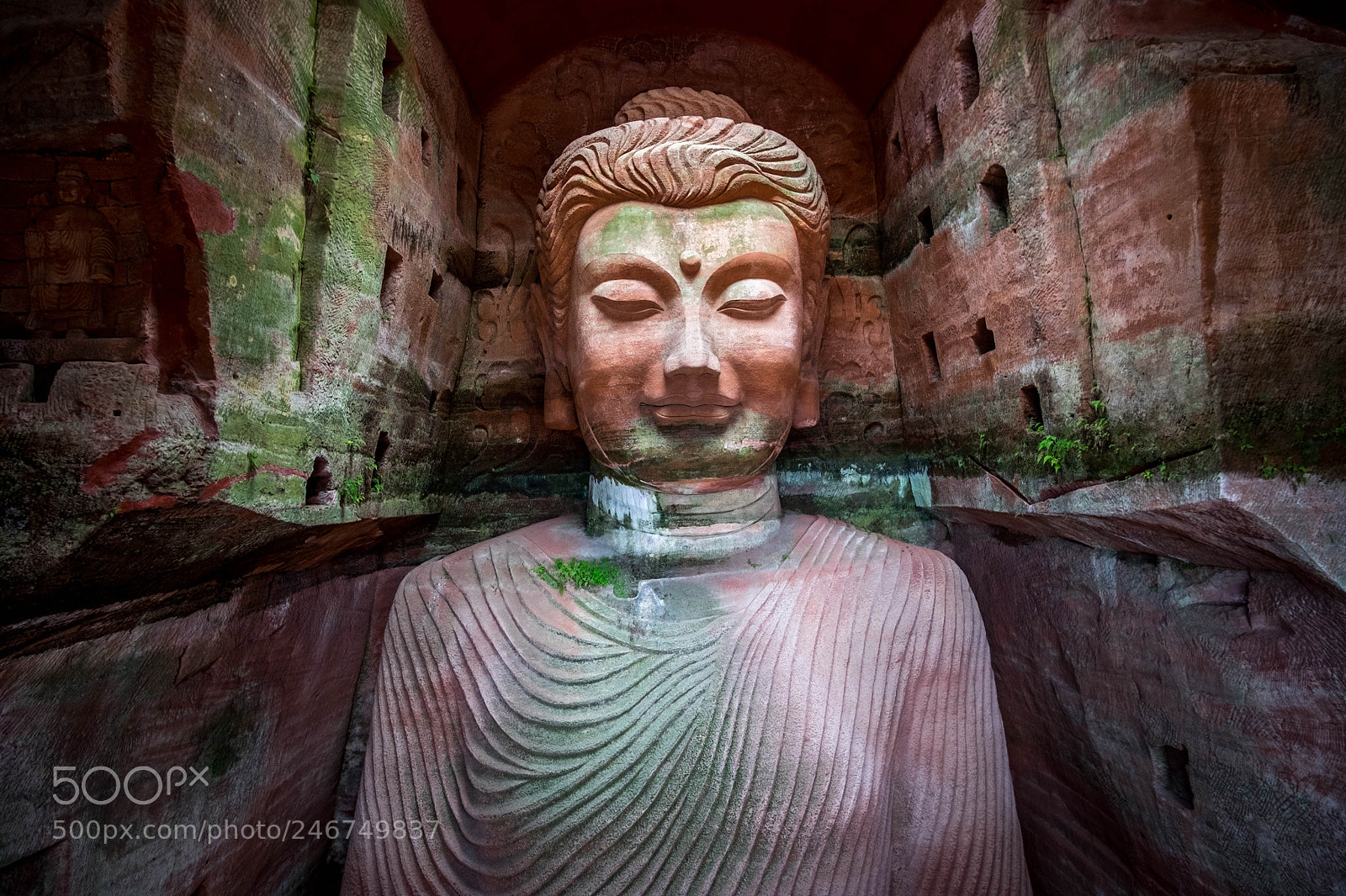 Fujifilm X-T10 sample photo. Leshan buddha photography