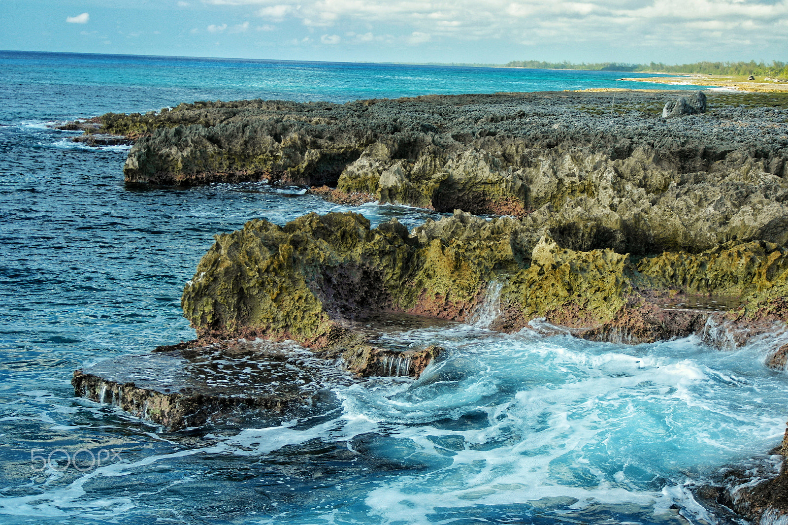 Samsung NX1100 sample photo. Sea surf on cuba south coast photography