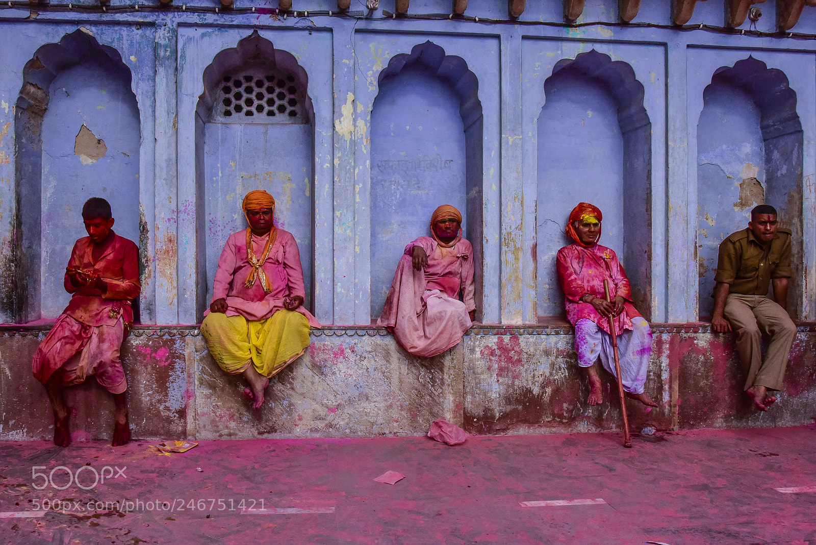 Nikon D810 sample photo. Holi photography