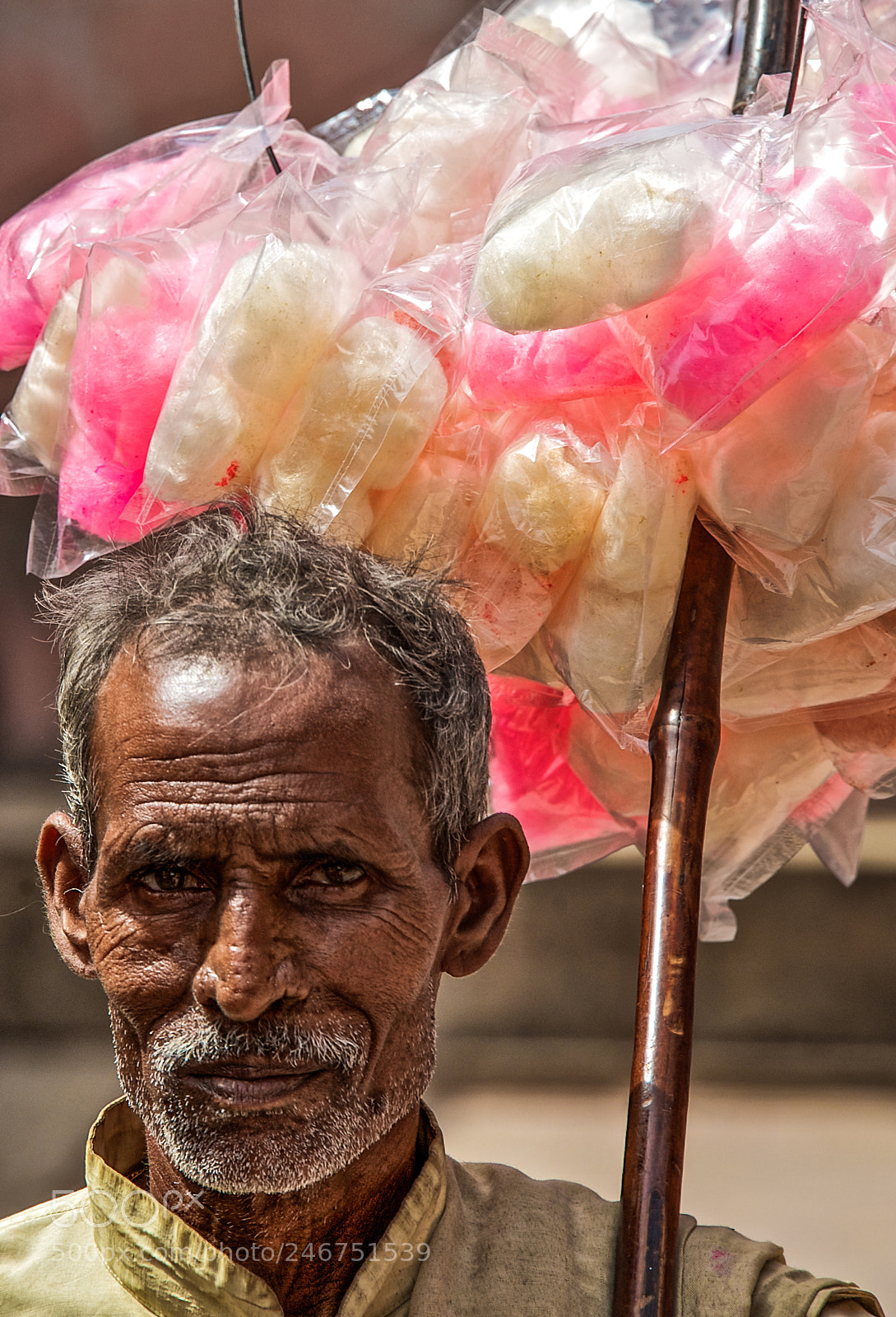Nikon D700 sample photo. Cotton candy seller photography