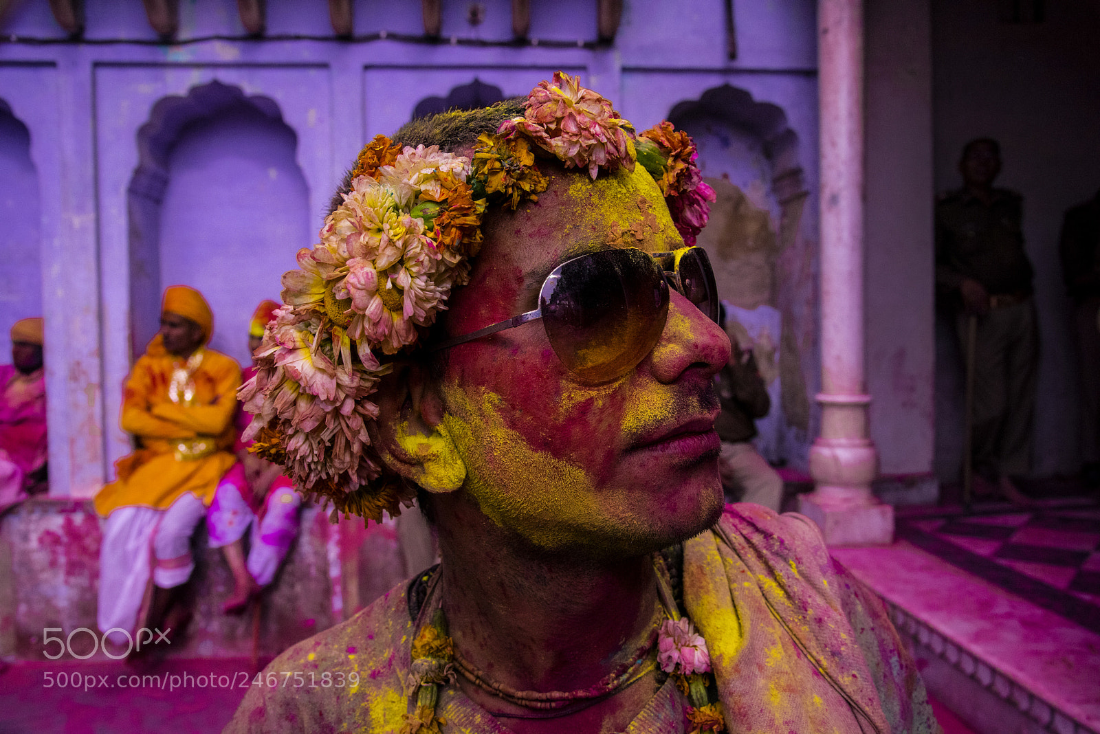 Nikon D810 sample photo. Holi photography