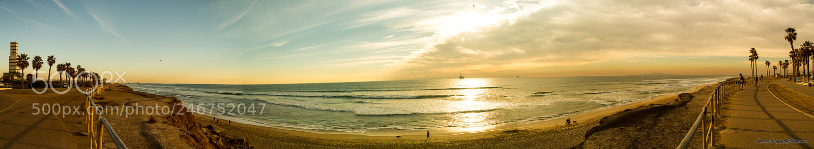 Canon EOS 7D sample photo. North huntington beach panorama photography