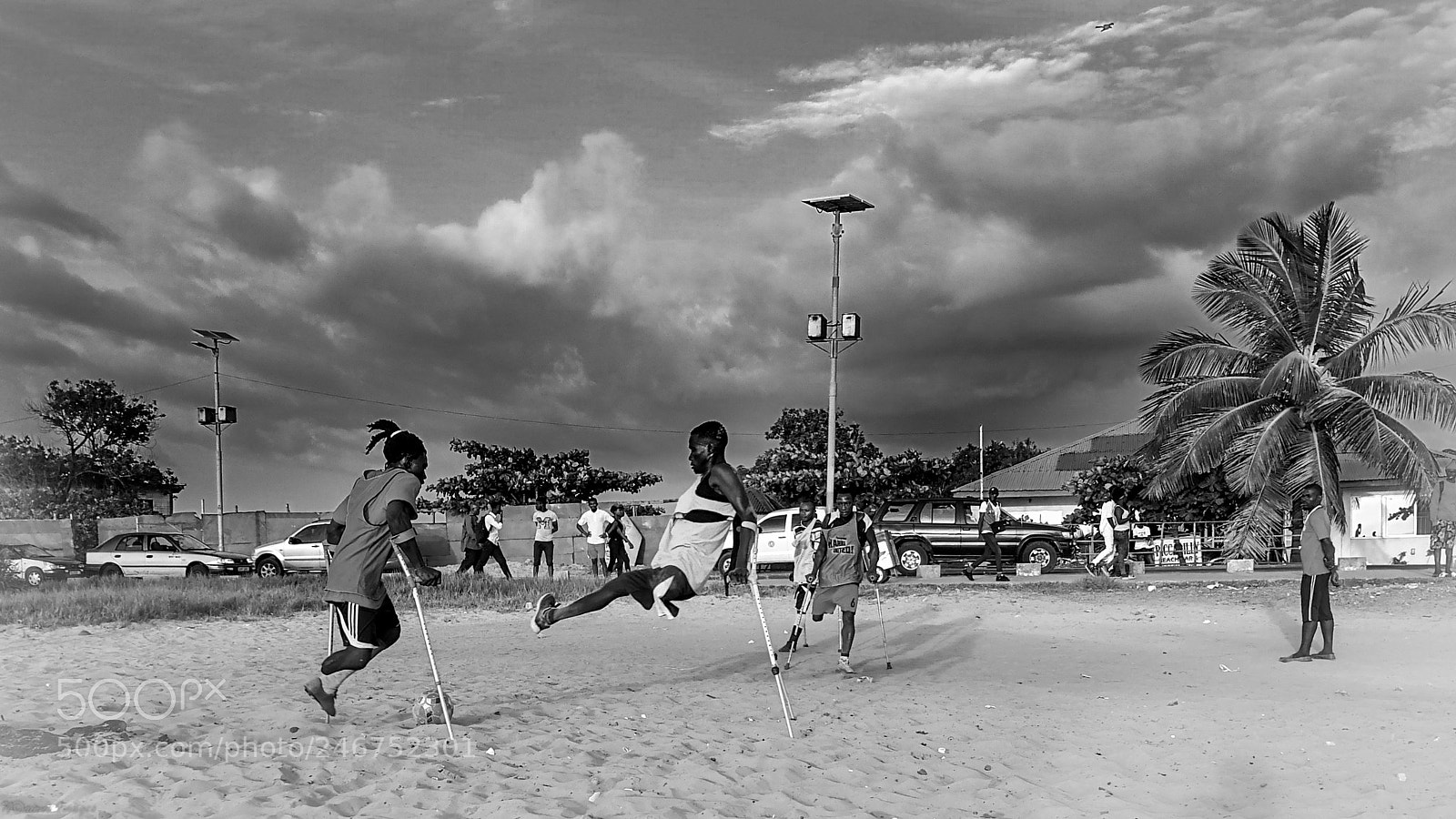 HUAWEI Honor 9 sample photo. Amputee football game on photography
