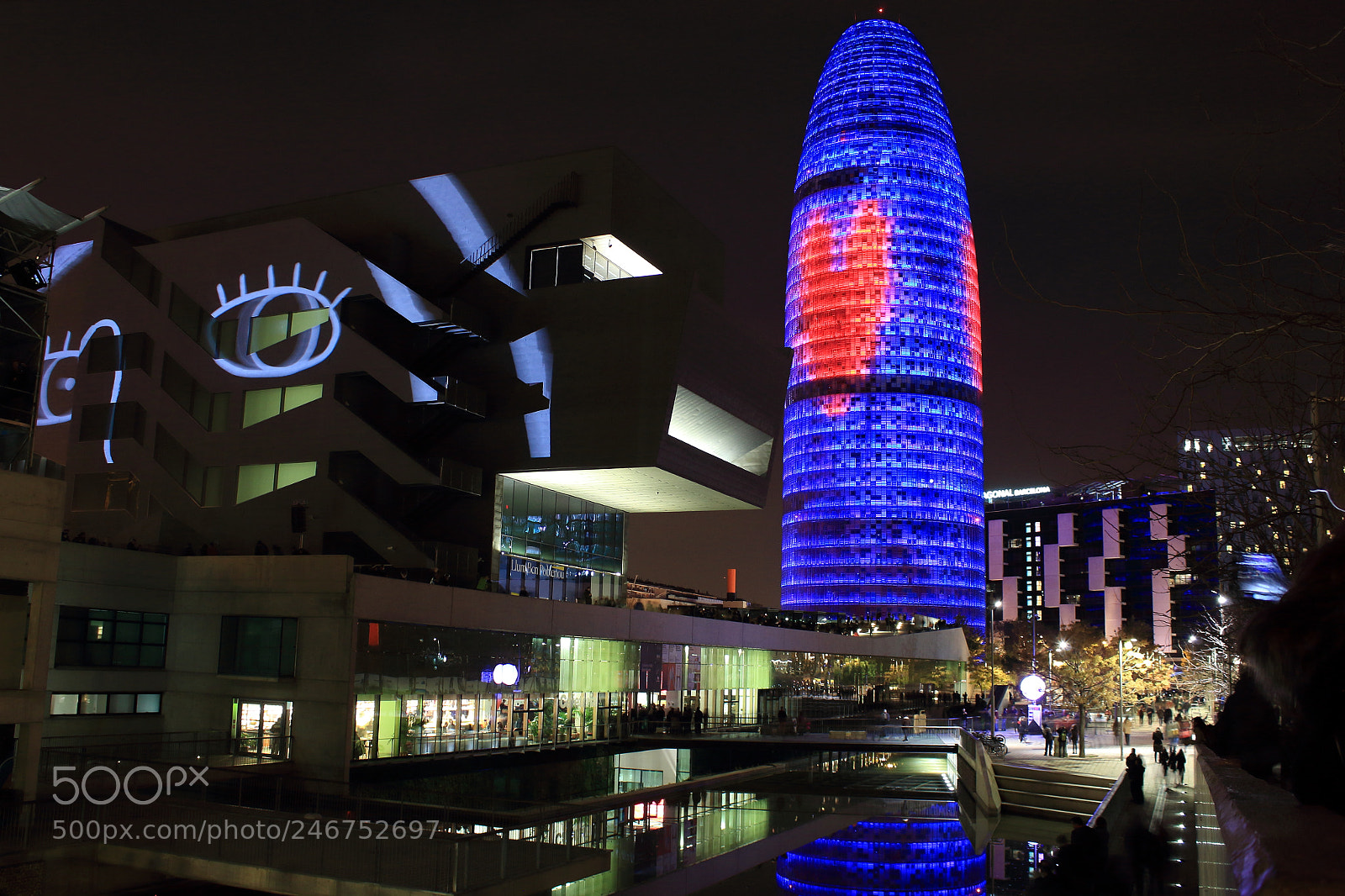 Canon EF-S 18-55mm F3.5-5.6 III sample photo. Bcn in love torre photography