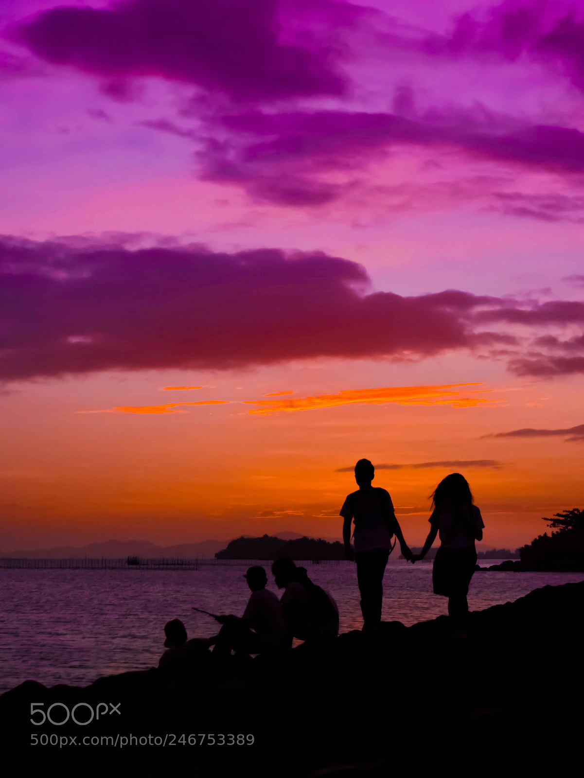 Nikon D5100 sample photo. Sunset lovers photography