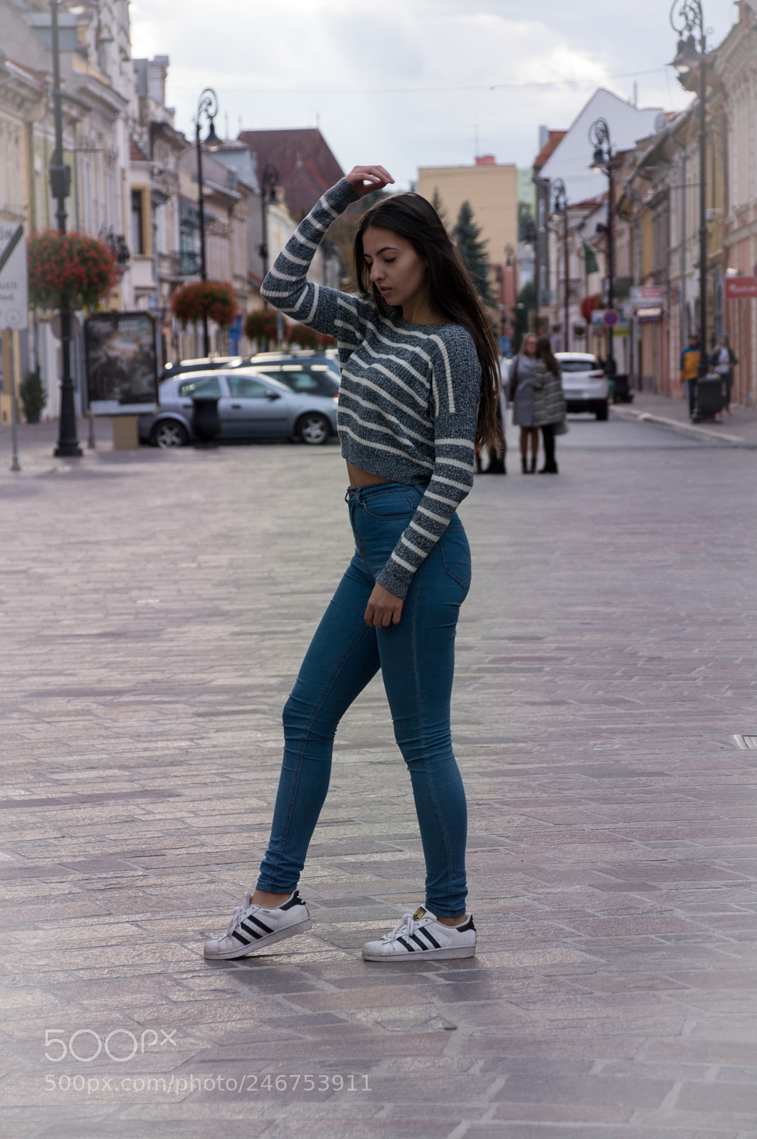 Nikon D3200 sample photo. Model in the city photography