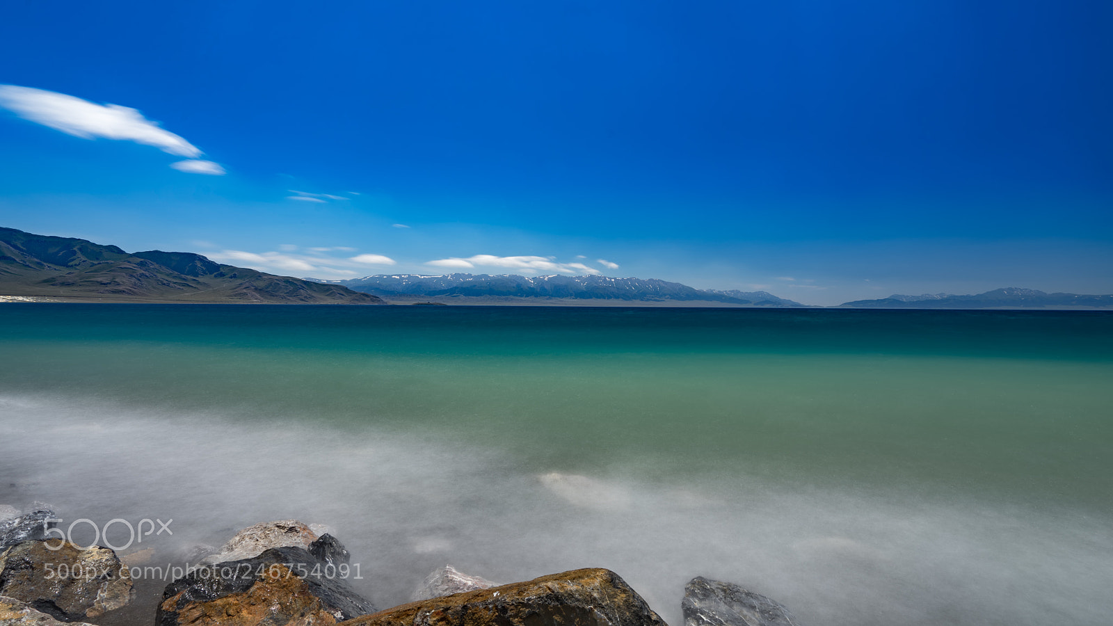 Sony a7 II sample photo. Sayram lake 赛里木湖 photography