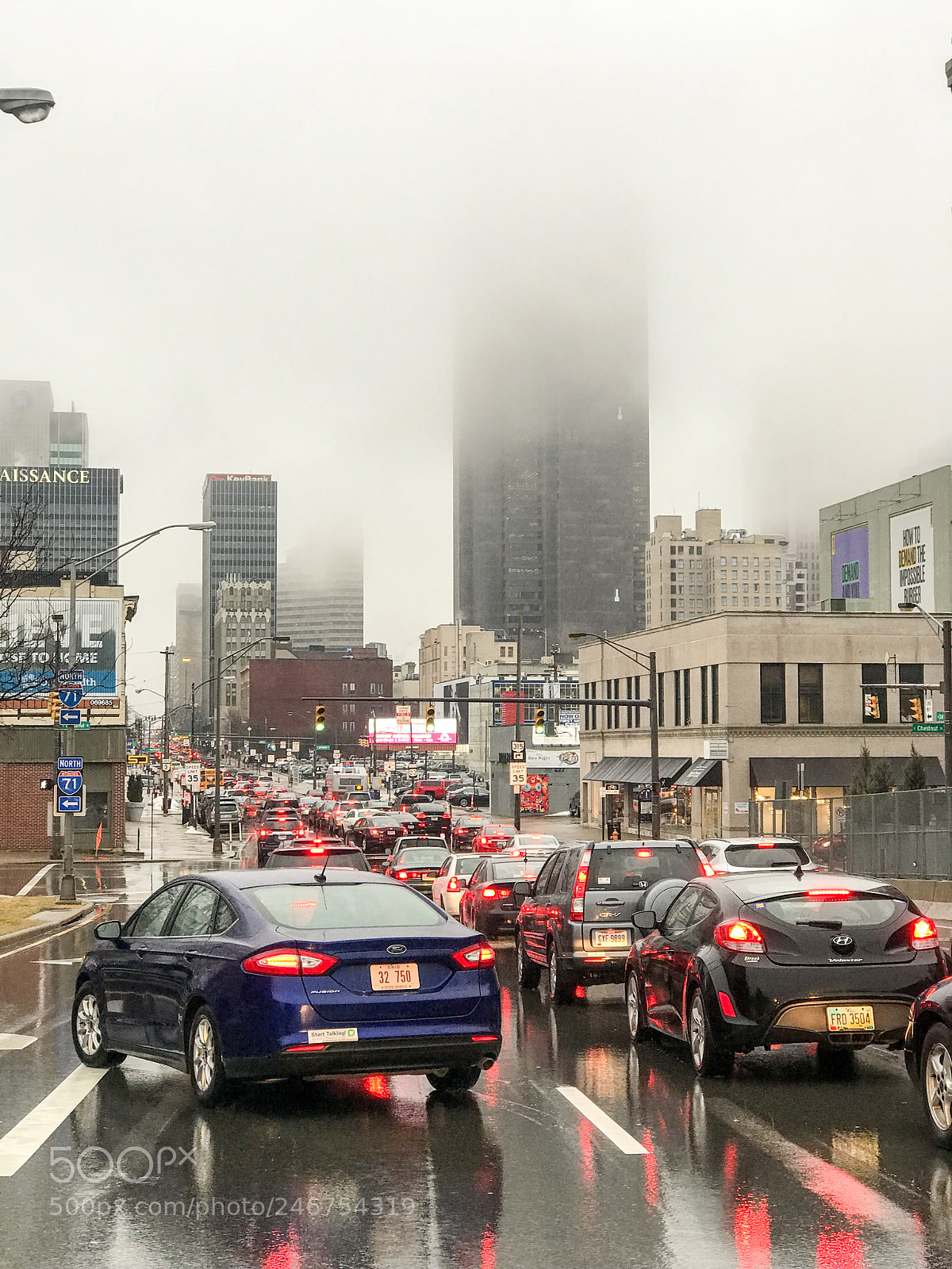 Apple iPhone 7 Plus sample photo. Columbus, ohio morning fog photography