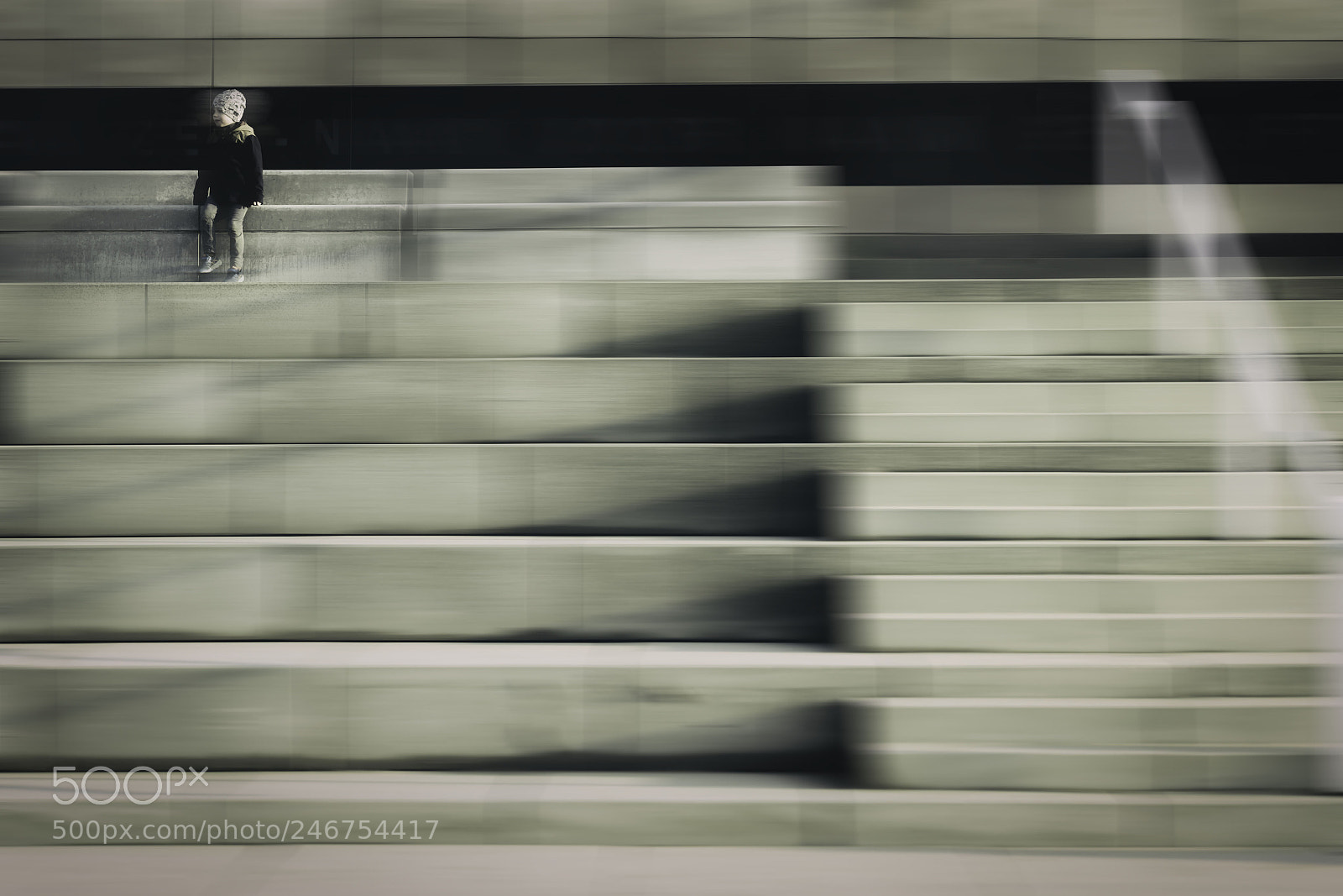 Sony a7 II sample photo. Sunset stairs photography