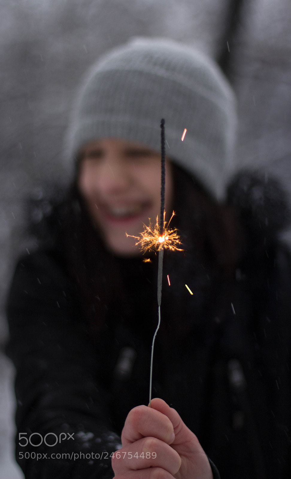 Canon EOS 60D sample photo. Happy girl with cracker?‍♀️? photography