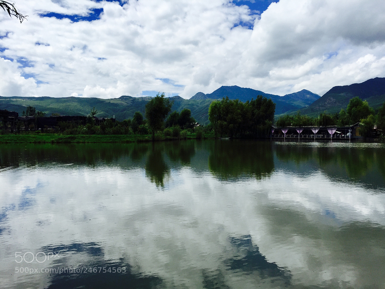 Apple iPhone 6 sample photo. Clear lake reflected the photography
