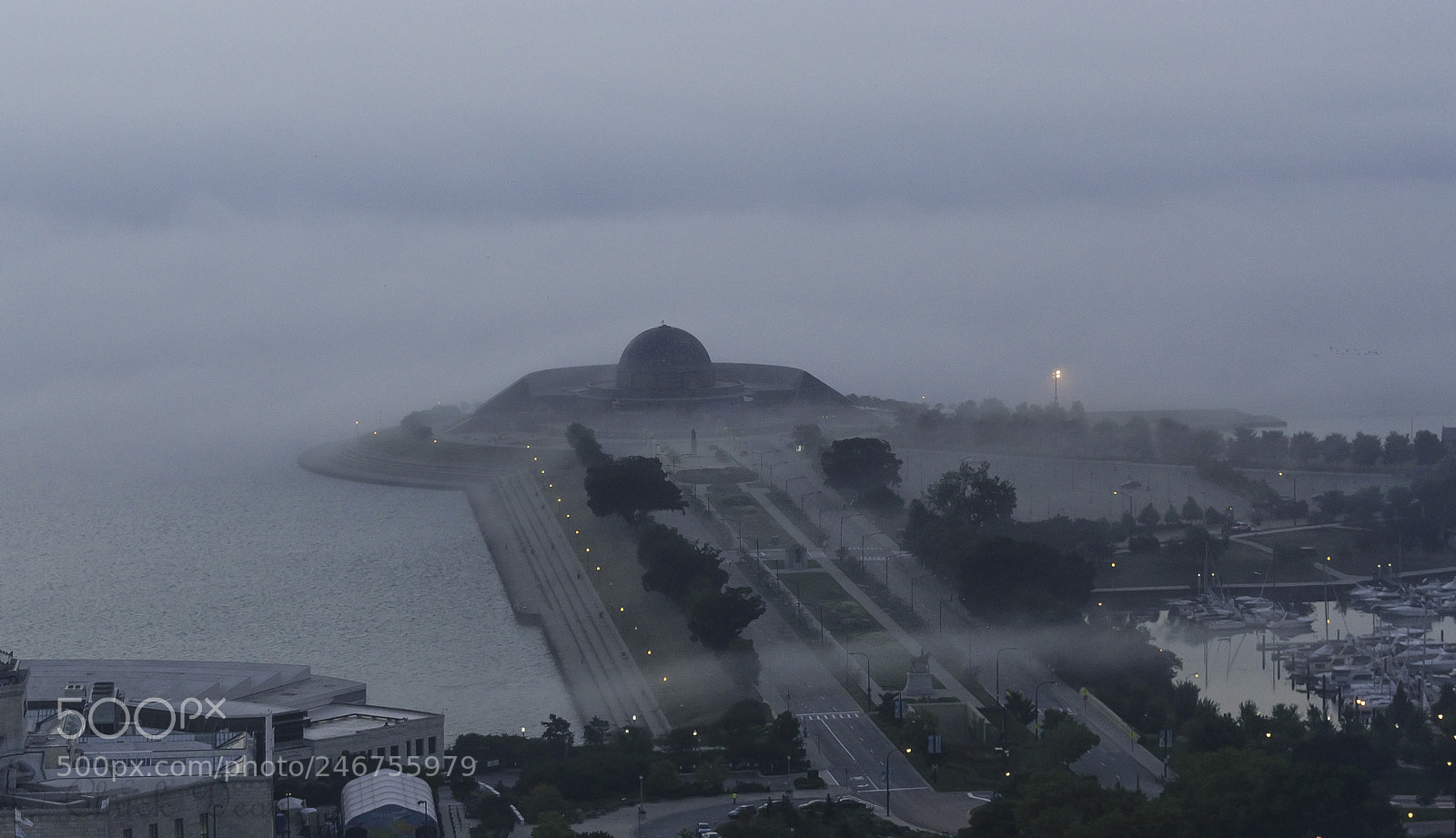 Nikon D3200 sample photo. Mists of lake michigan photography