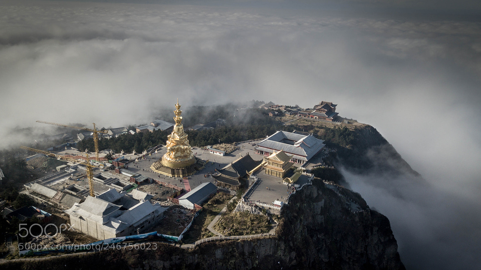 DJI FC220 sample photo. China - mt. emei photography