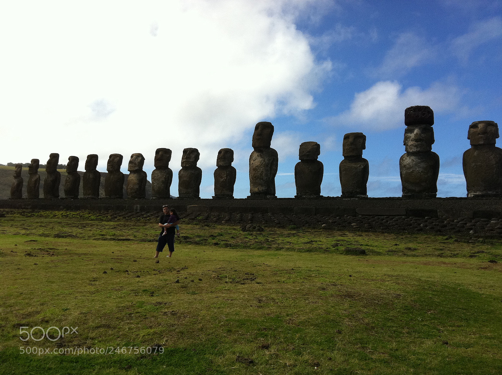 Apple iPhone 4 sample photo. Rano raraku photography