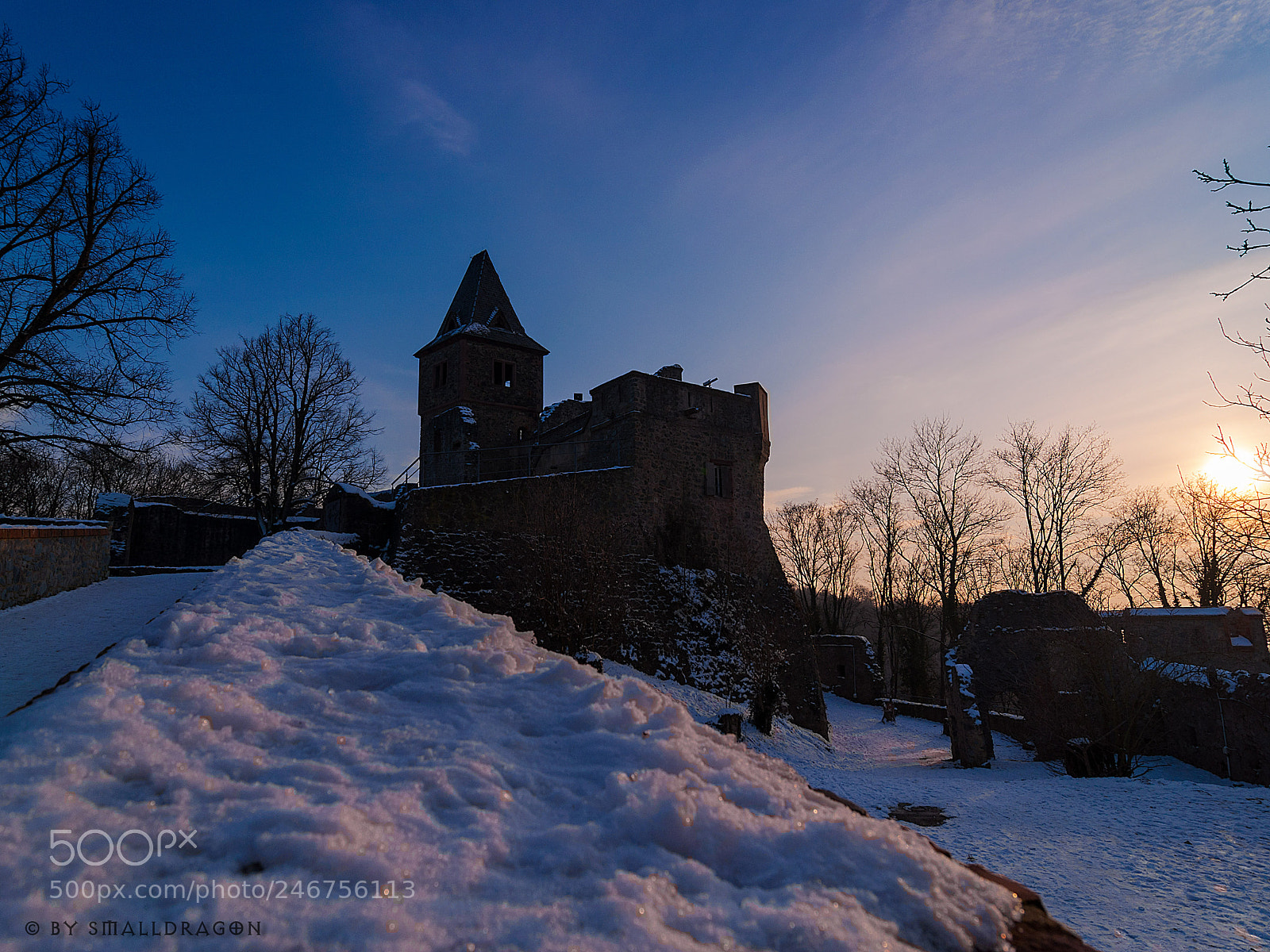 Nikon D5000 sample photo. Frankenstein sunset photography