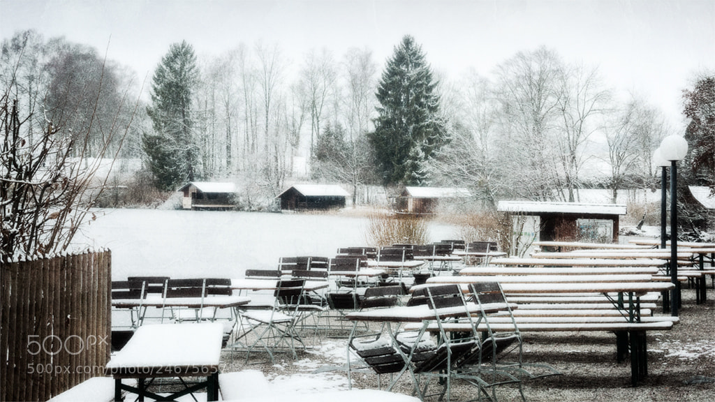 Canon EOS 40D sample photo. Biergarten photography